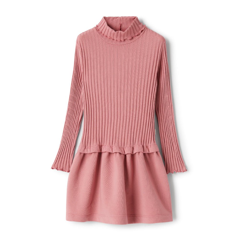 Il GufoRibbed Polo Neck Dress8053785568960SAVANNA