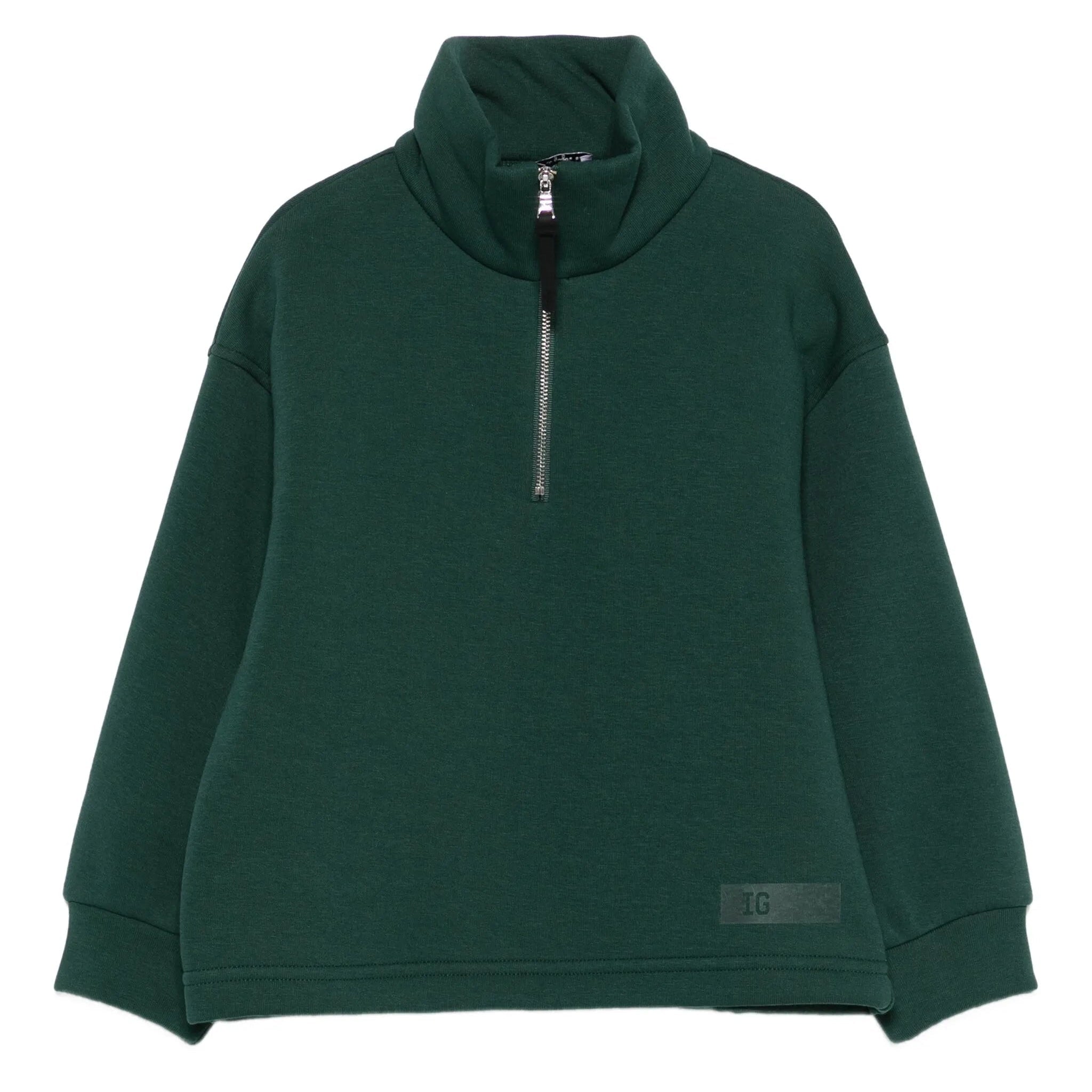 Il GufoZip - Neck Fleece Sweatshirt8053785795748SAVANNA