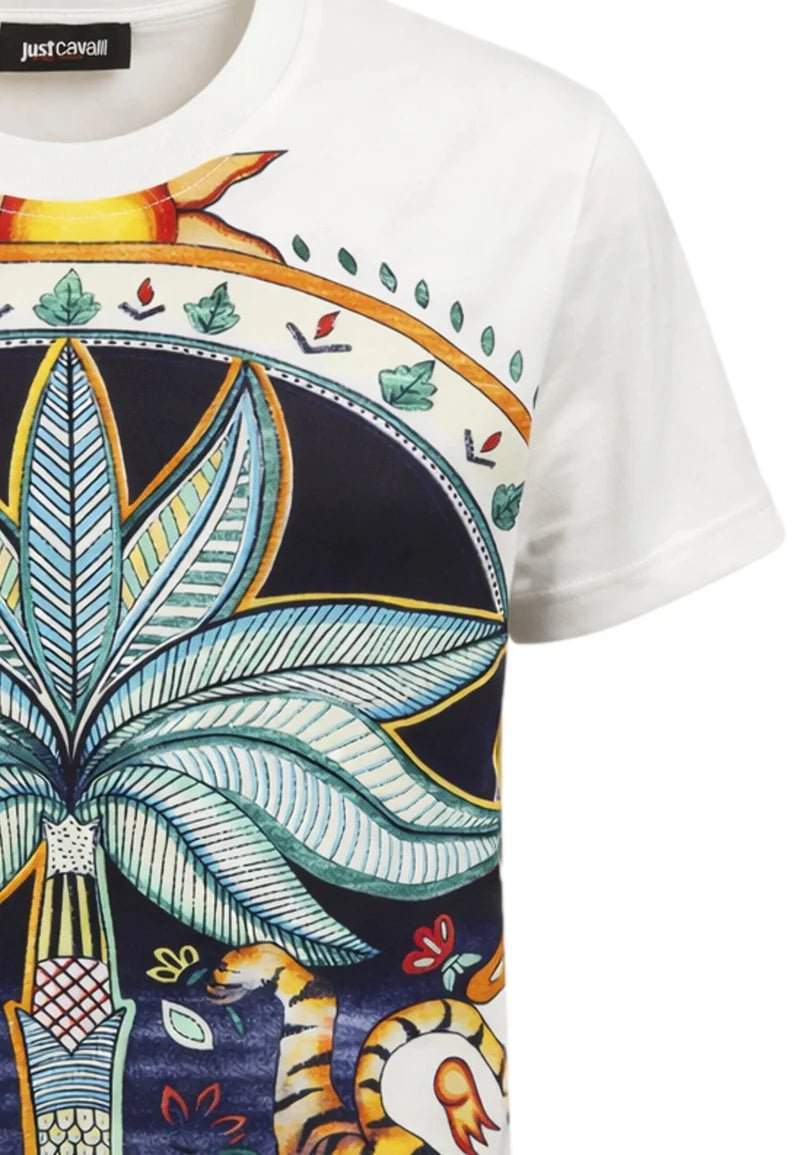 Just CavalliGraphic Logo T-Shirt8053638520572SAVANNA