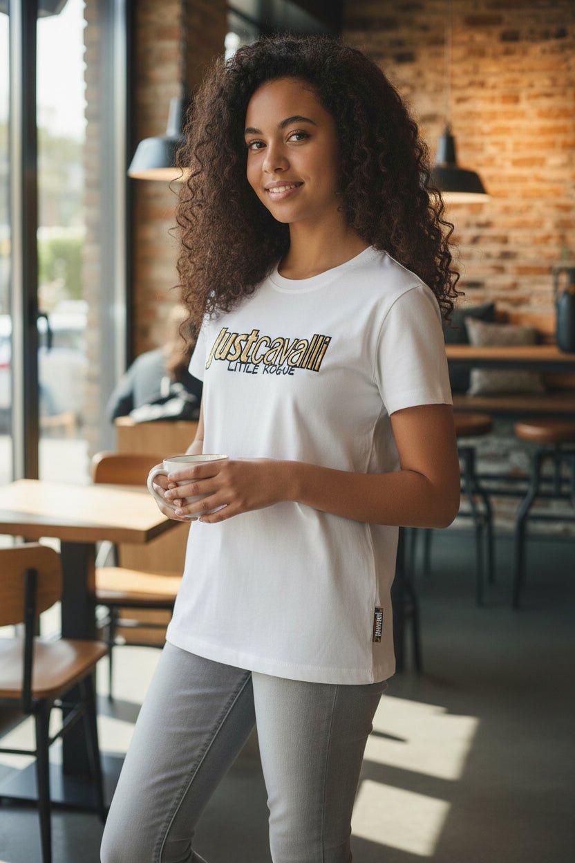 Just CavalliLogo Graphic T-Shirt8053638518937SAVANNA