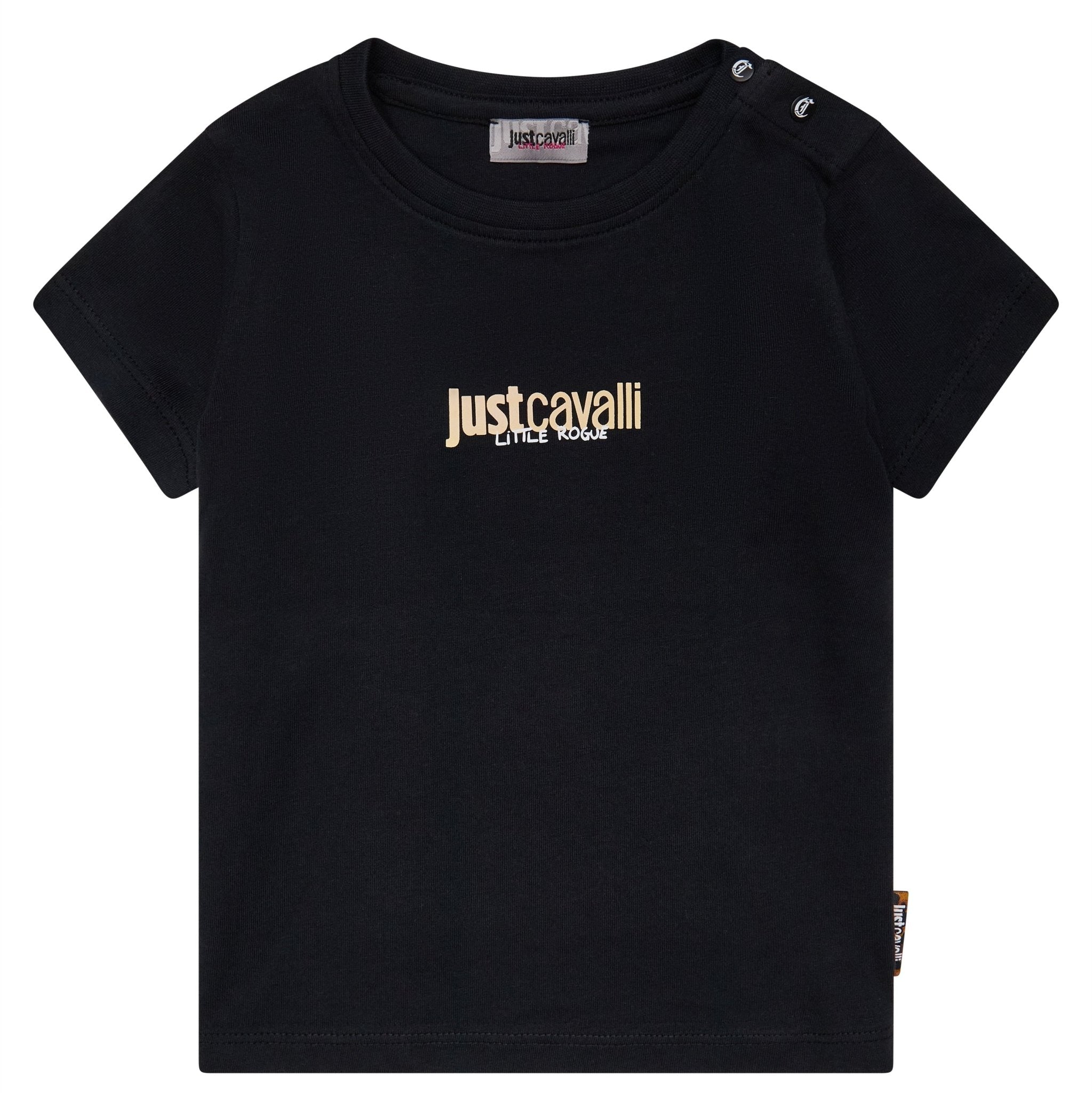 Just CavalliLogo Print Top With SkirtSAVANNA