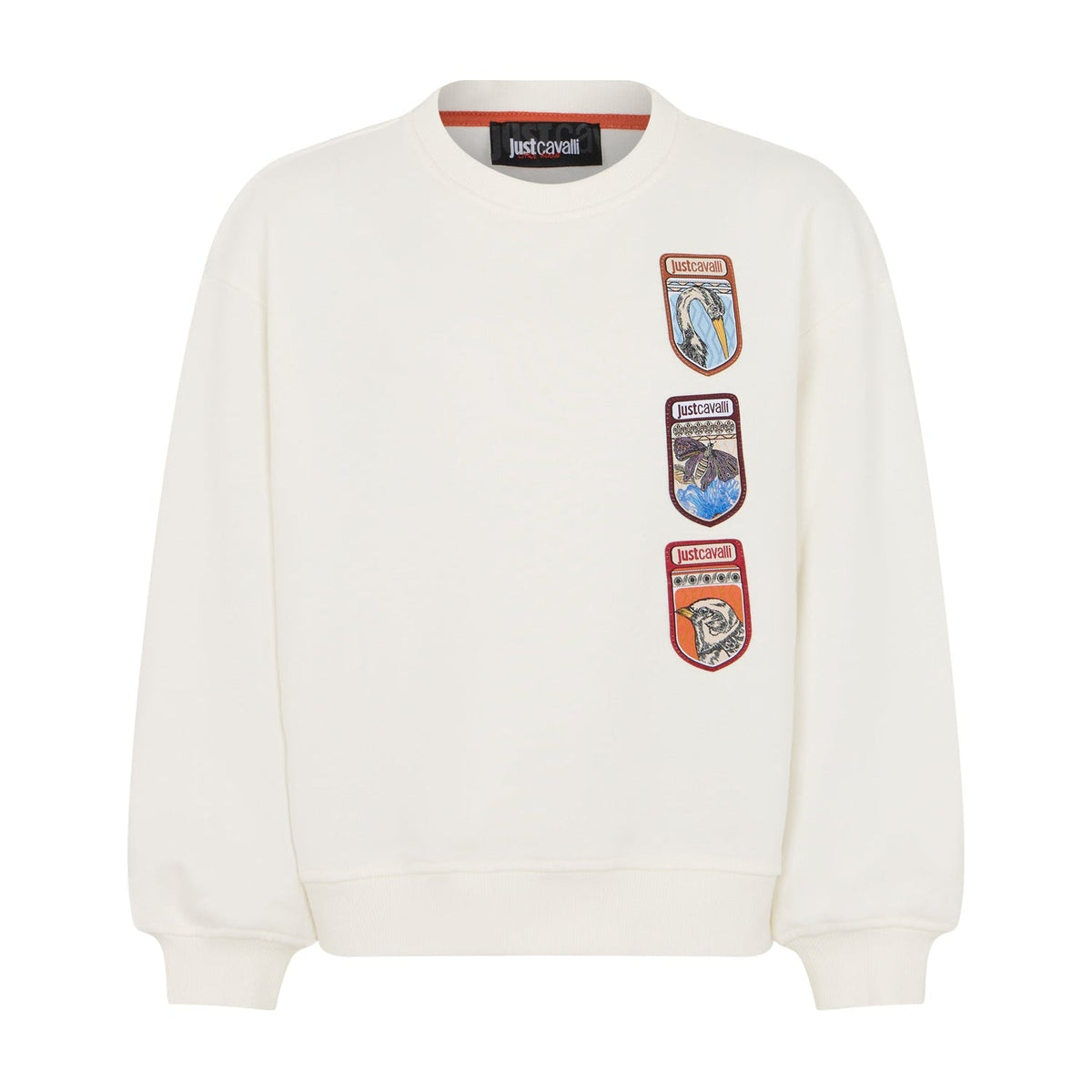 Just CavalliPatch Crewneck Sweatshirt8053638733279SAVANNA