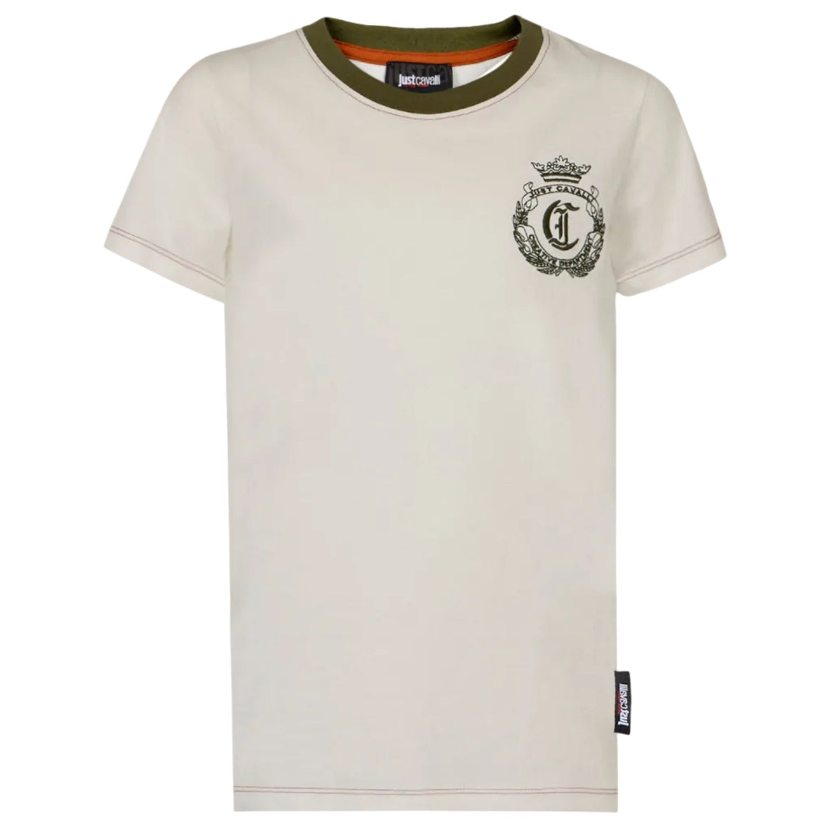 Just CavalliSolid Crewneck T-Shirt8053638639311SAVANNA