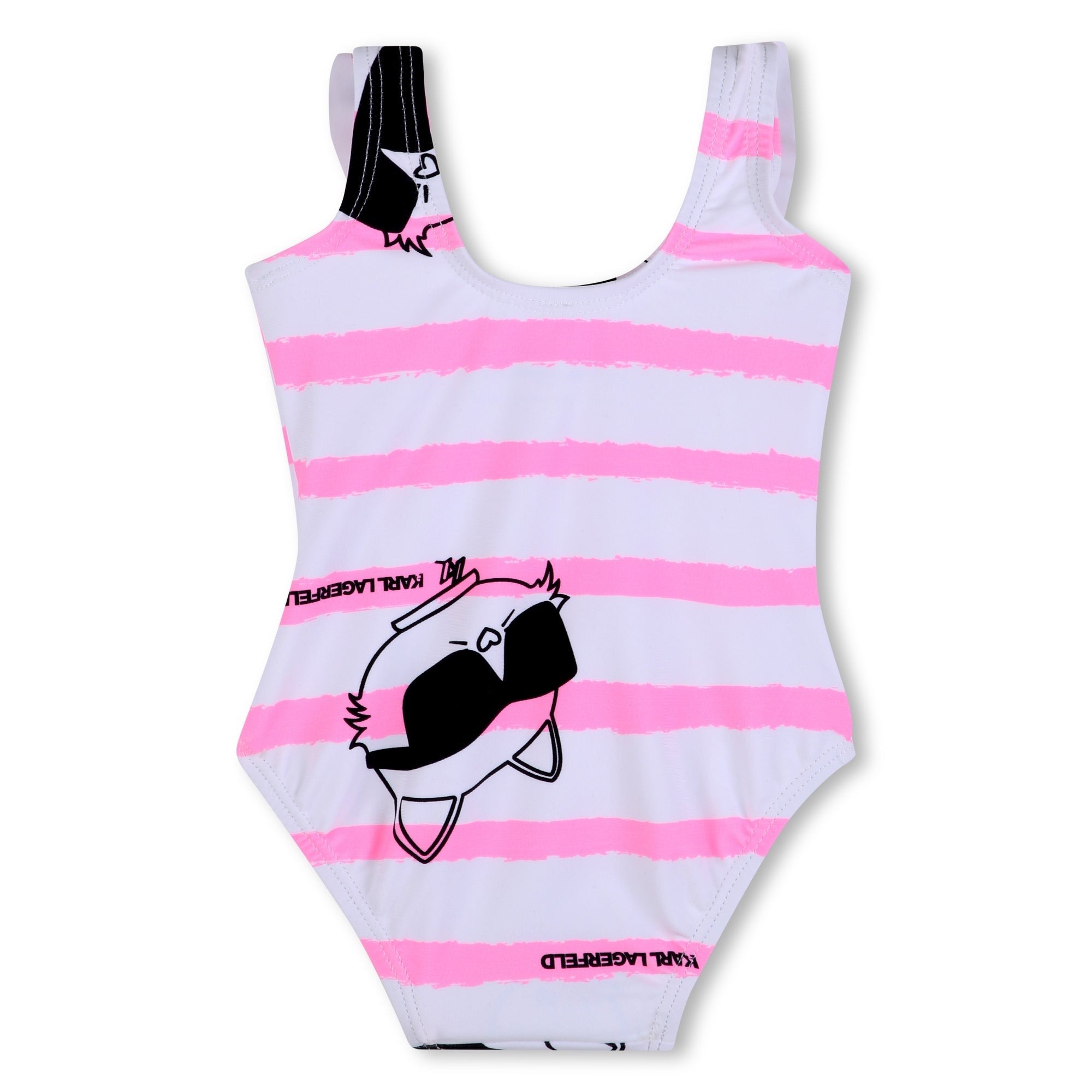 Karl LagerfeldIkon Choupette Striped Ruffled Swimsuit3617166094148SAVANNA