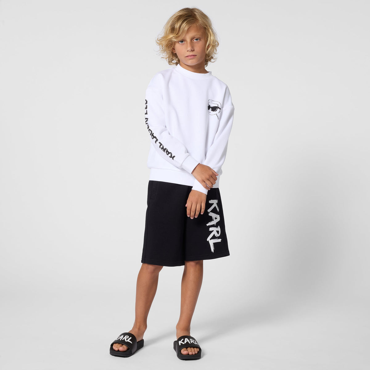 Karl LagerfeldLogo Print Bermuda Shorts3617165945137SAVANNA