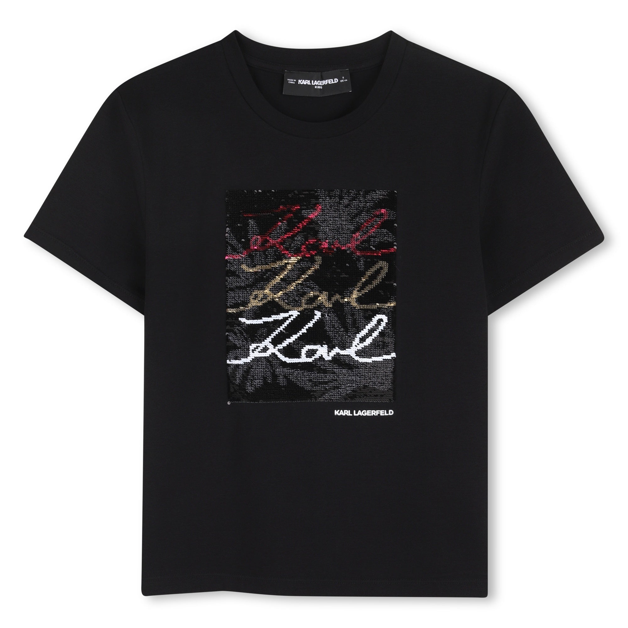 Karl LagerfeldReversible Sequin Choupette T-Shirt3617165851827SAVANNA