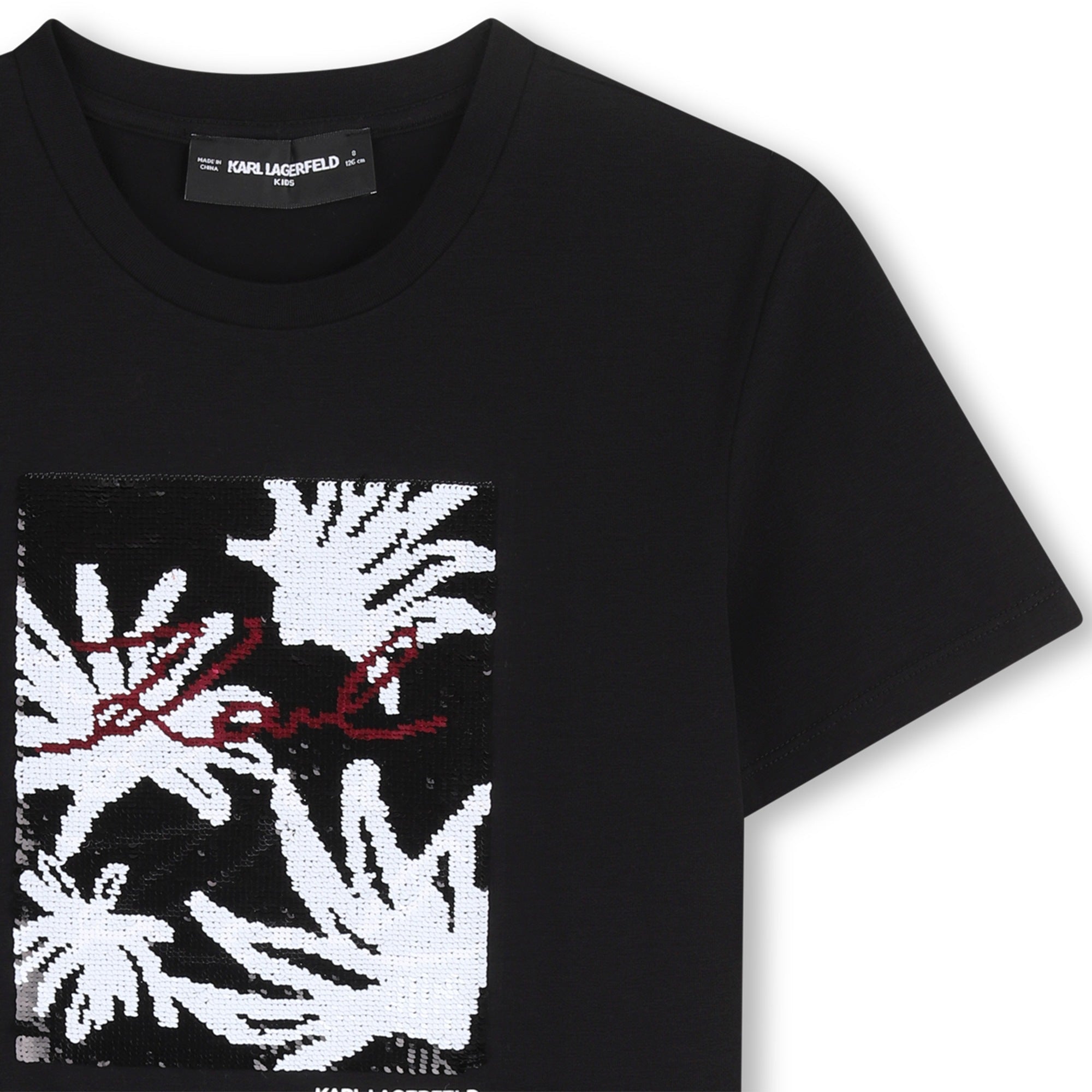 Karl LagerfeldReversible Sequin Choupette T-Shirt3617165851827SAVANNA
