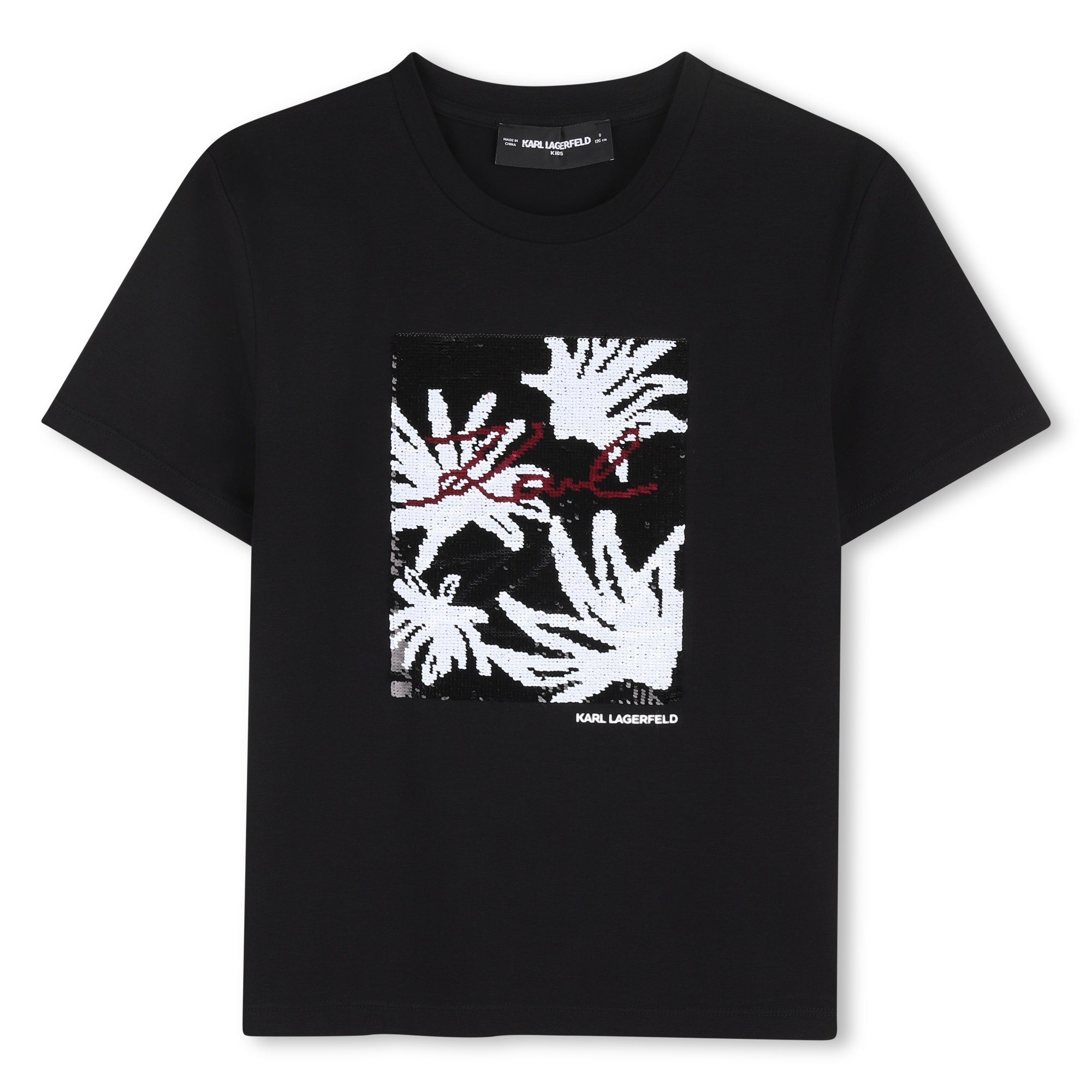 Karl LagerfeldReversible Sequin Choupette T-Shirt3617165851827SAVANNA
