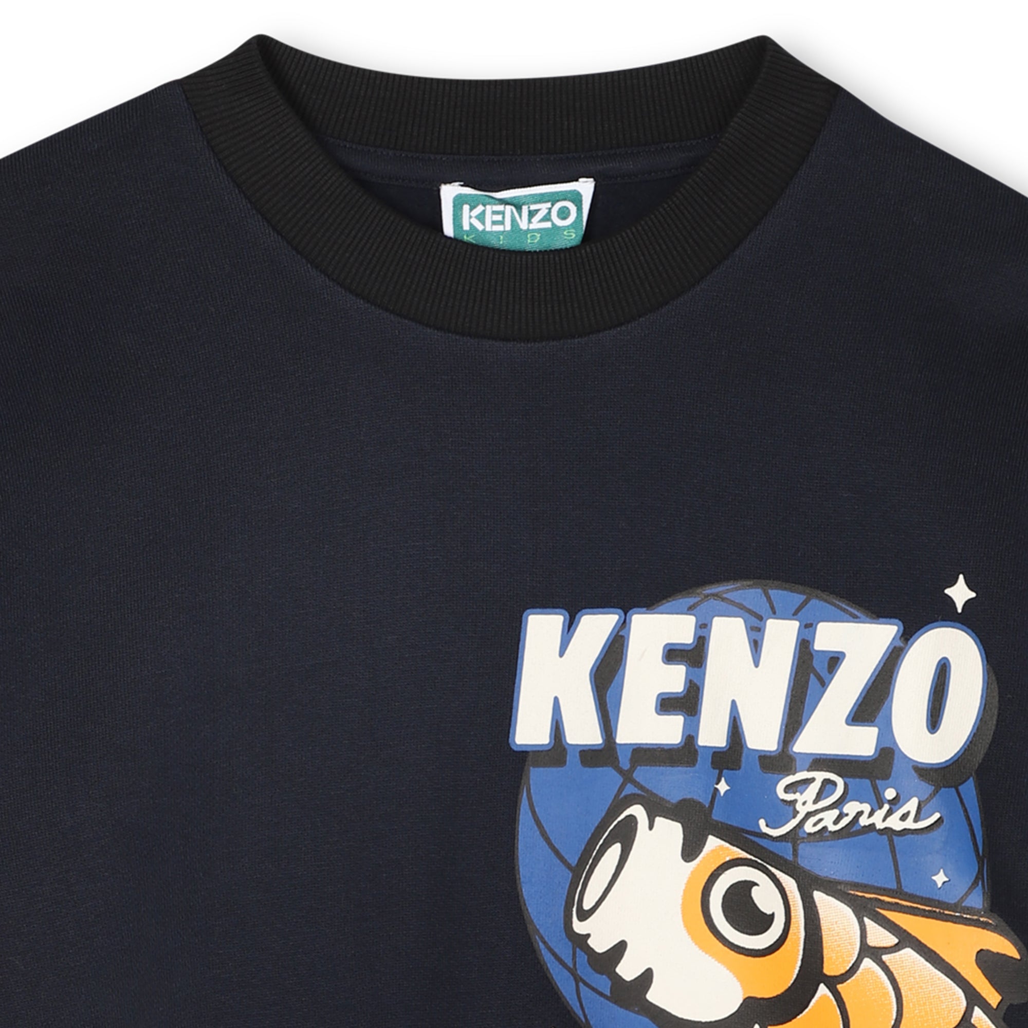 KENZOFish Logo Sweatshirt3617165698088SAVANNA