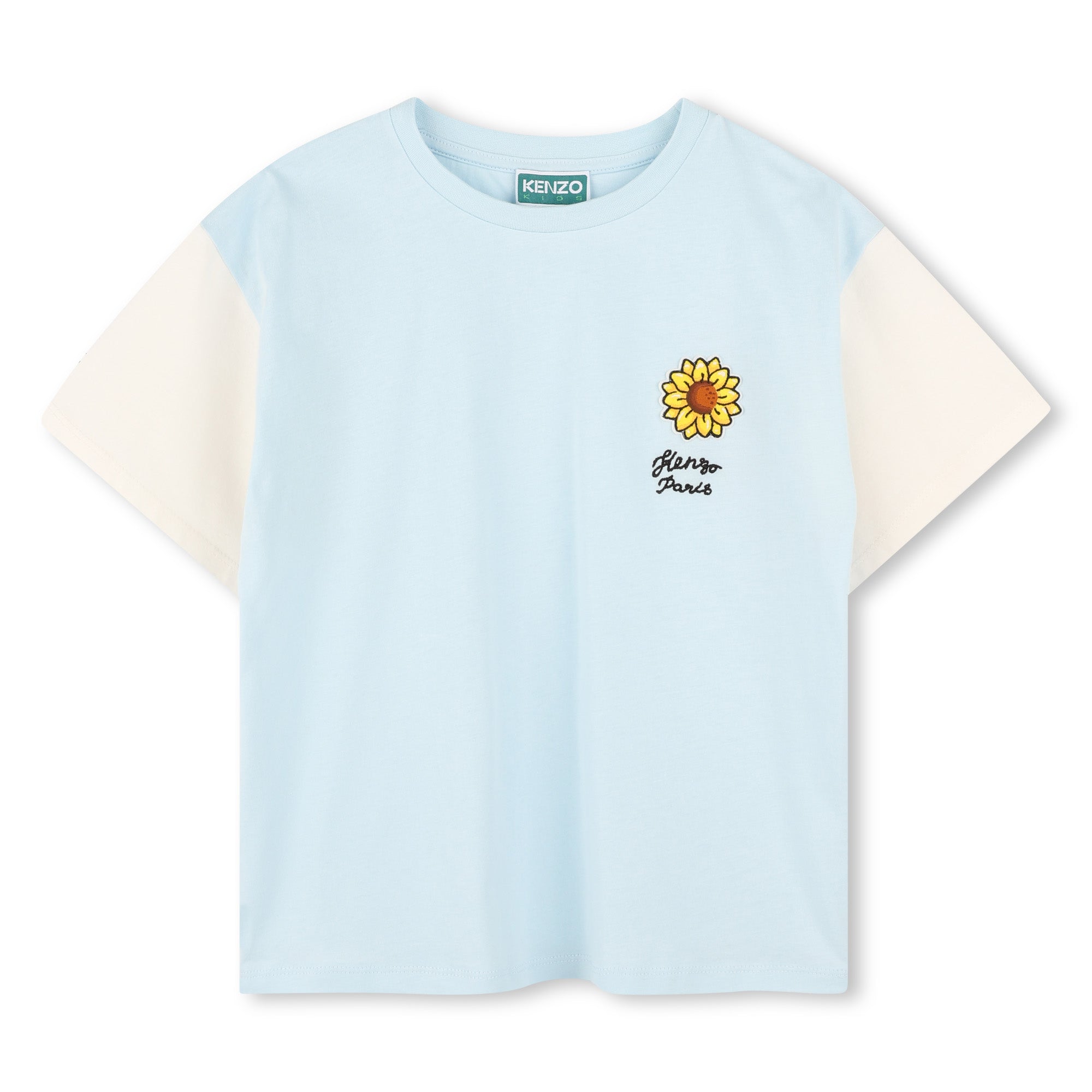 KENZOLogo Embroidered T-shirtSAVANNA