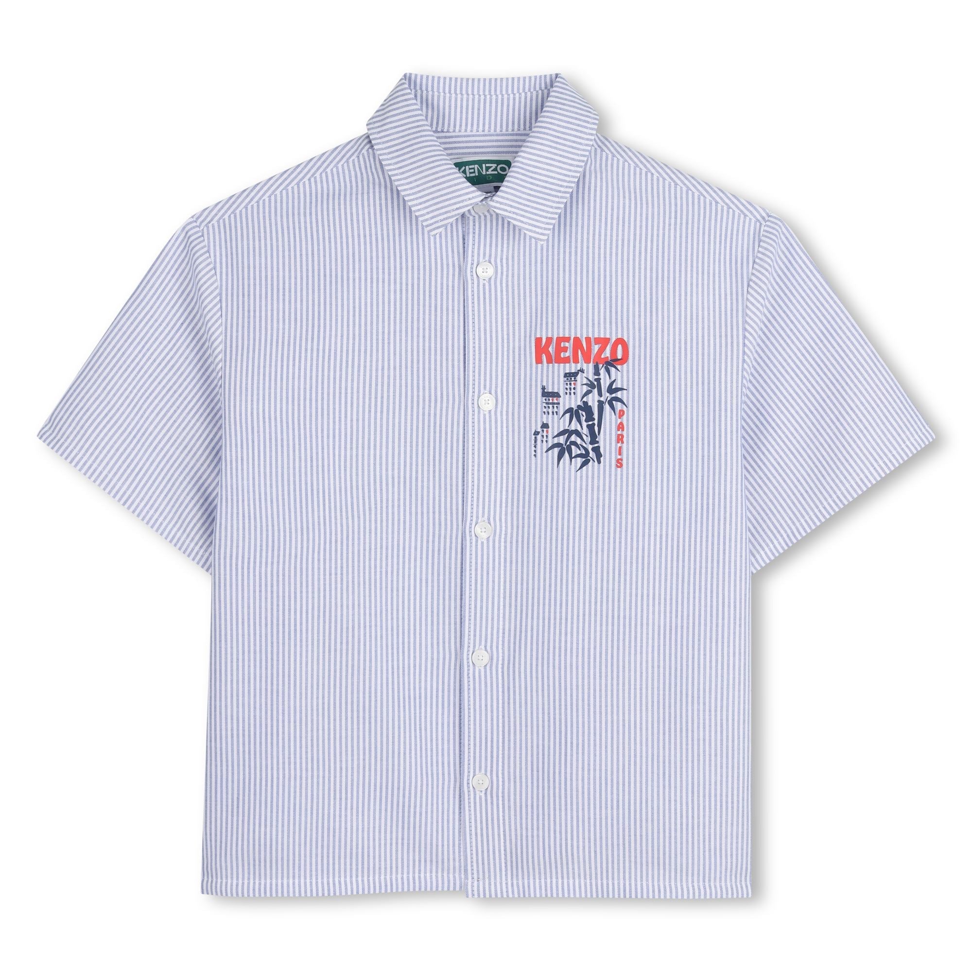 KENZOLogo Print Striped Shirt3617165796920SAVANNA