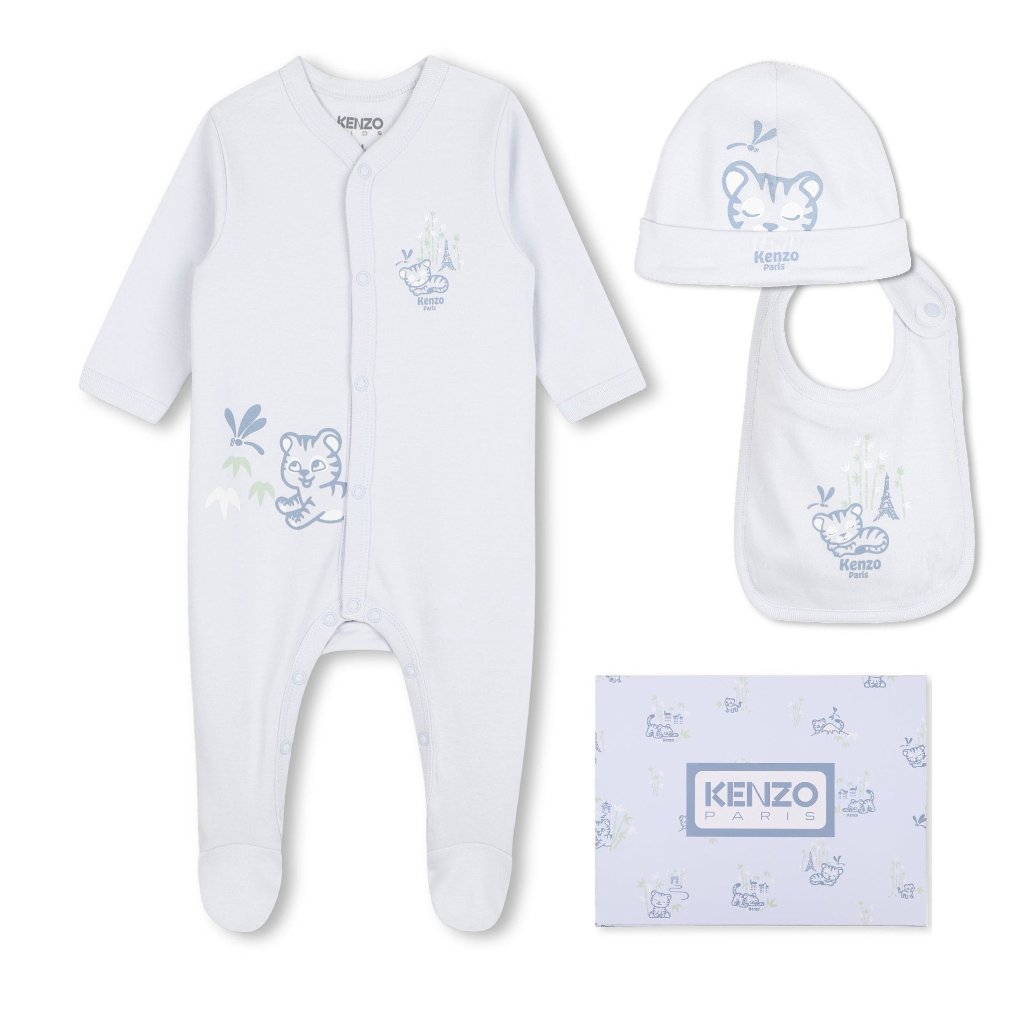 KENZOTiger Babygrow Gift Set3617165986437SAVANNA