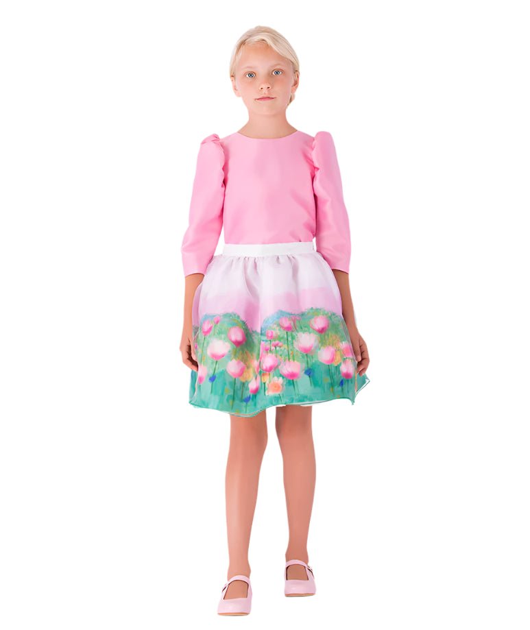 Mama LumaFlowers Silky Satin Skirt9320000184274SAVANNA