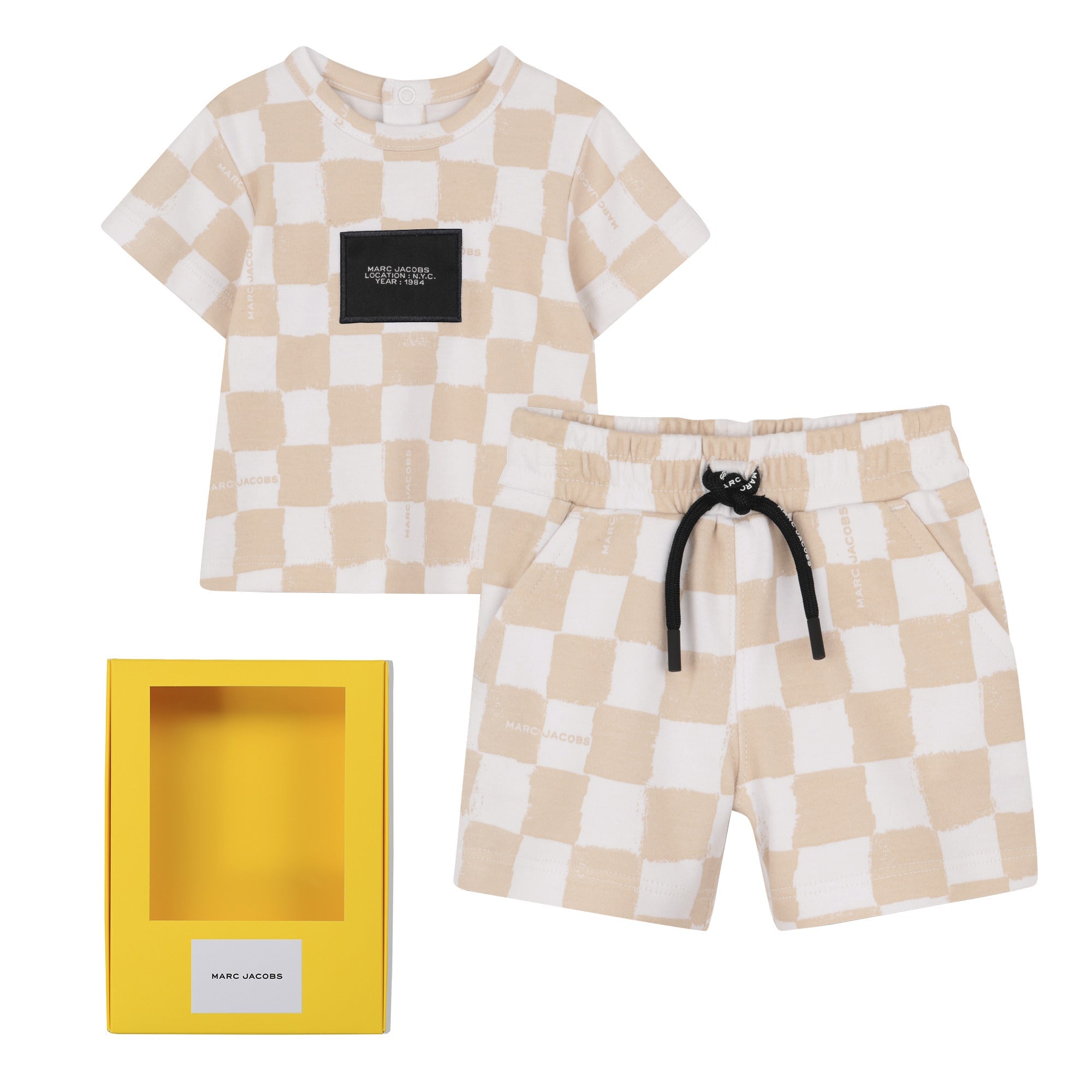 MARC JACOBSChecked Logo Shorts Set3617165873799SAVANNA