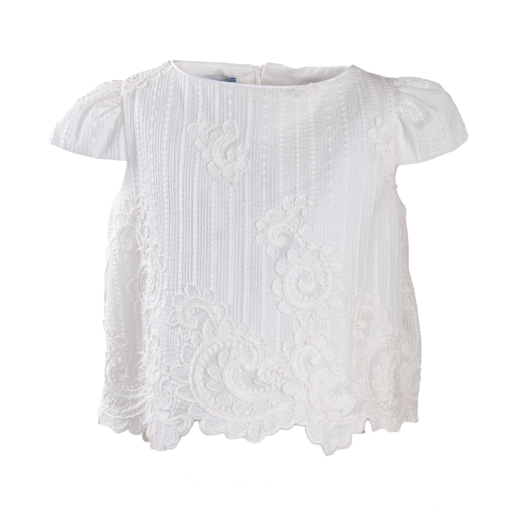 Mi Mi SolScalloped Embroidered Top8051167642666SAVANNA