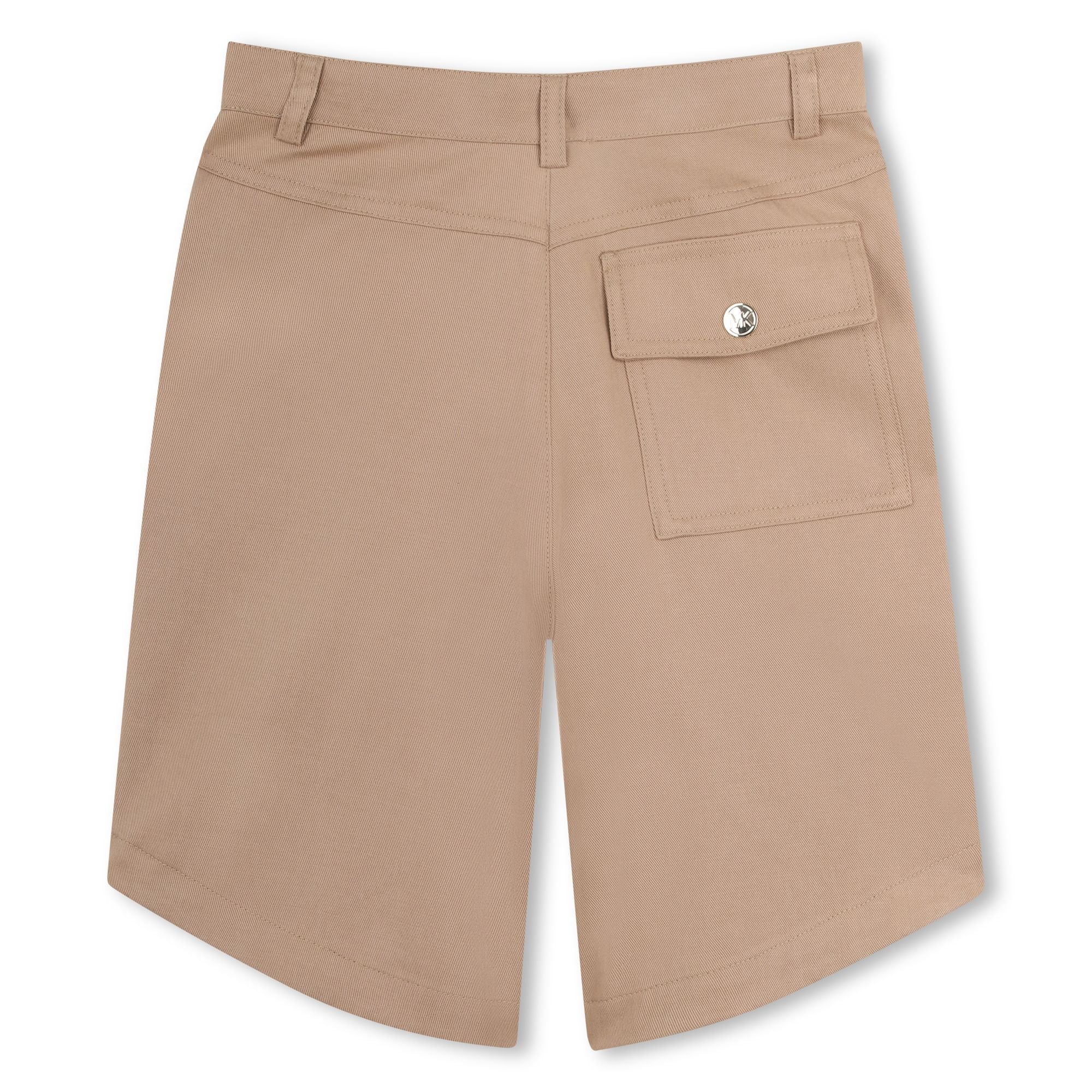 Michael KorsPleated Diagonal Pocket ShortsSAVANNA