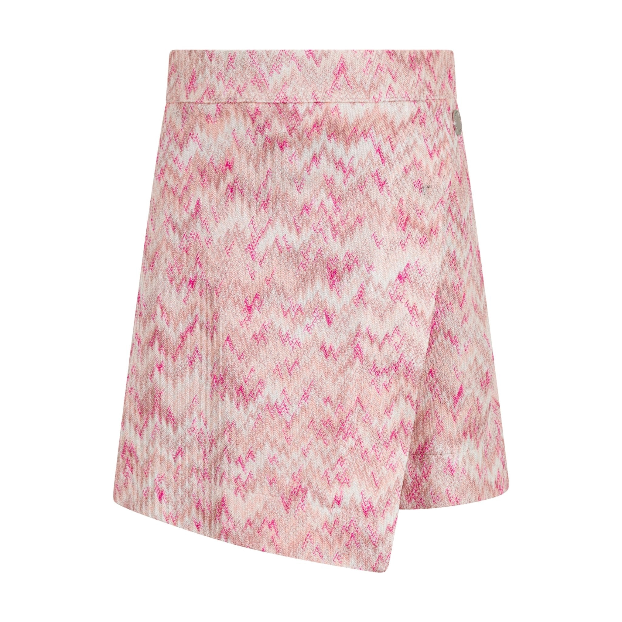 MISSONIAsymmetric Logo Skirt8059774335568SAVANNA