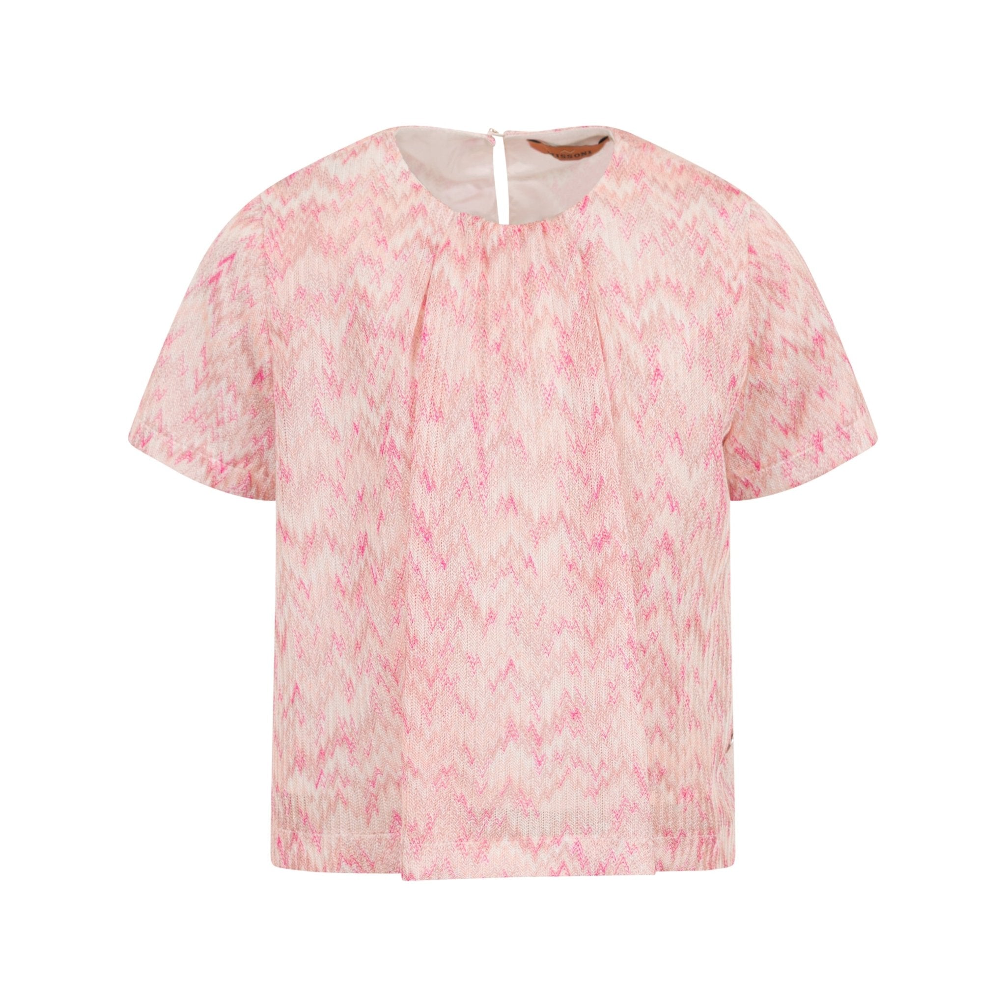 MISSONIZig Zag Short Sleeve Top8059774327723SAVANNA