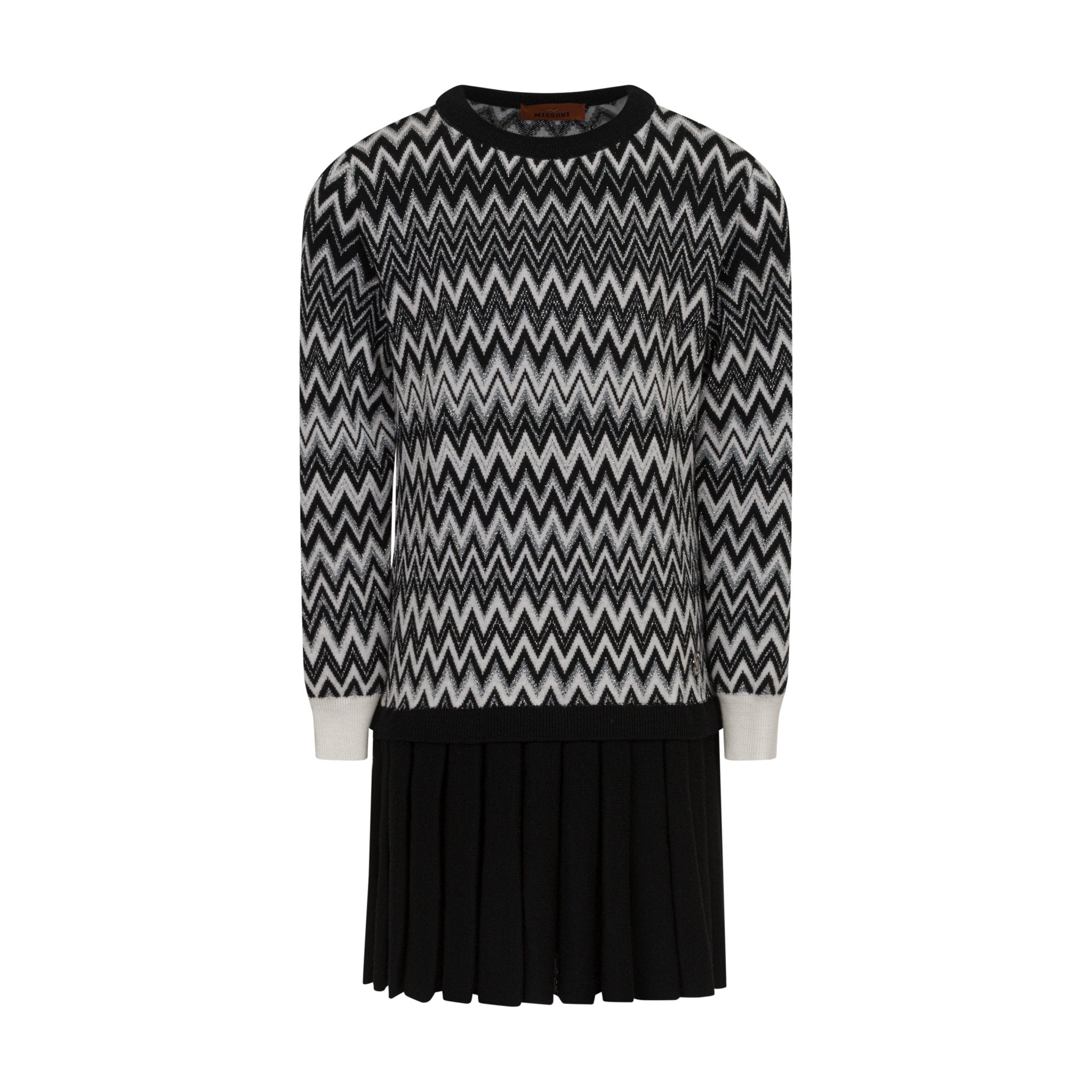 MISSONIZigzag Long Sleeve Dress8059774031316SAVANNA