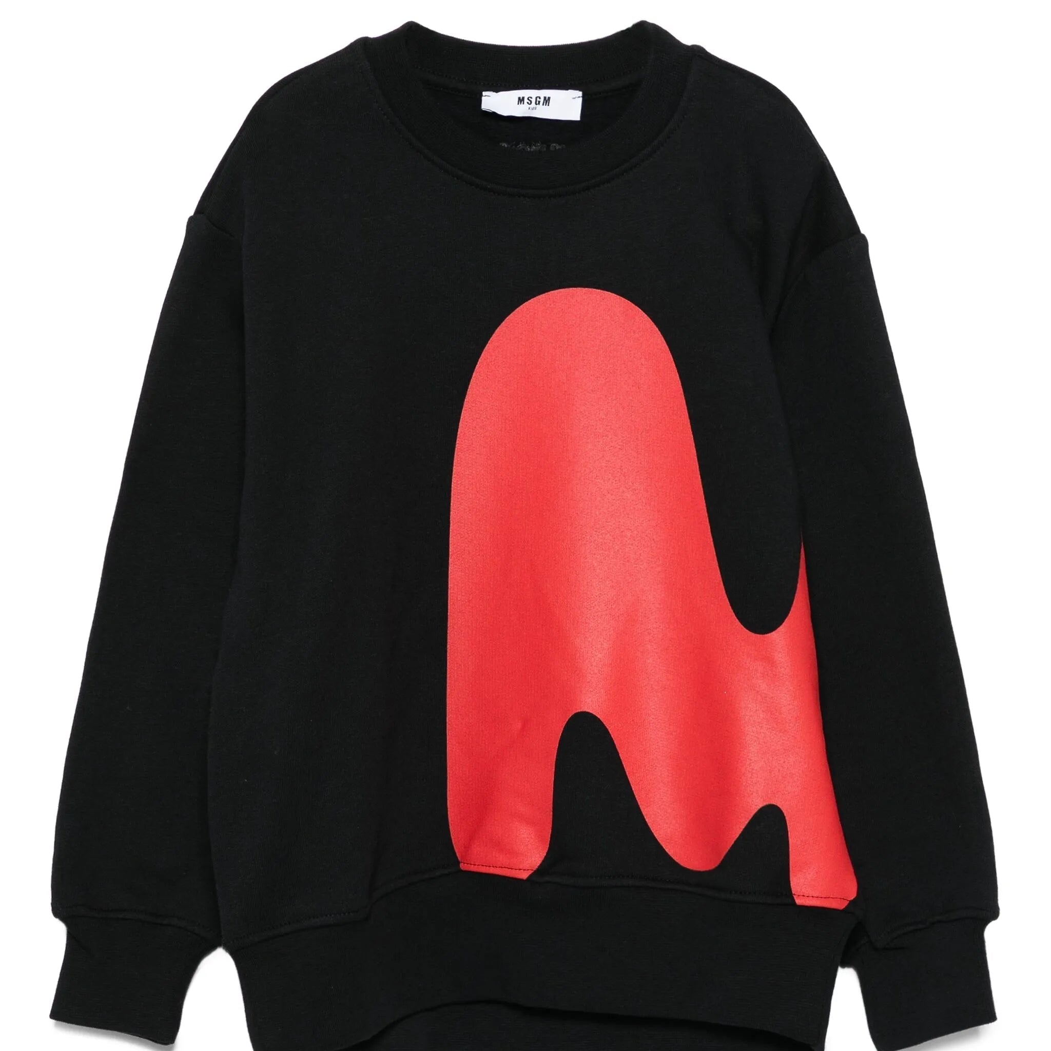 MSGMAbstract Logo Print Sweatshirt8051883382945SAVANNA