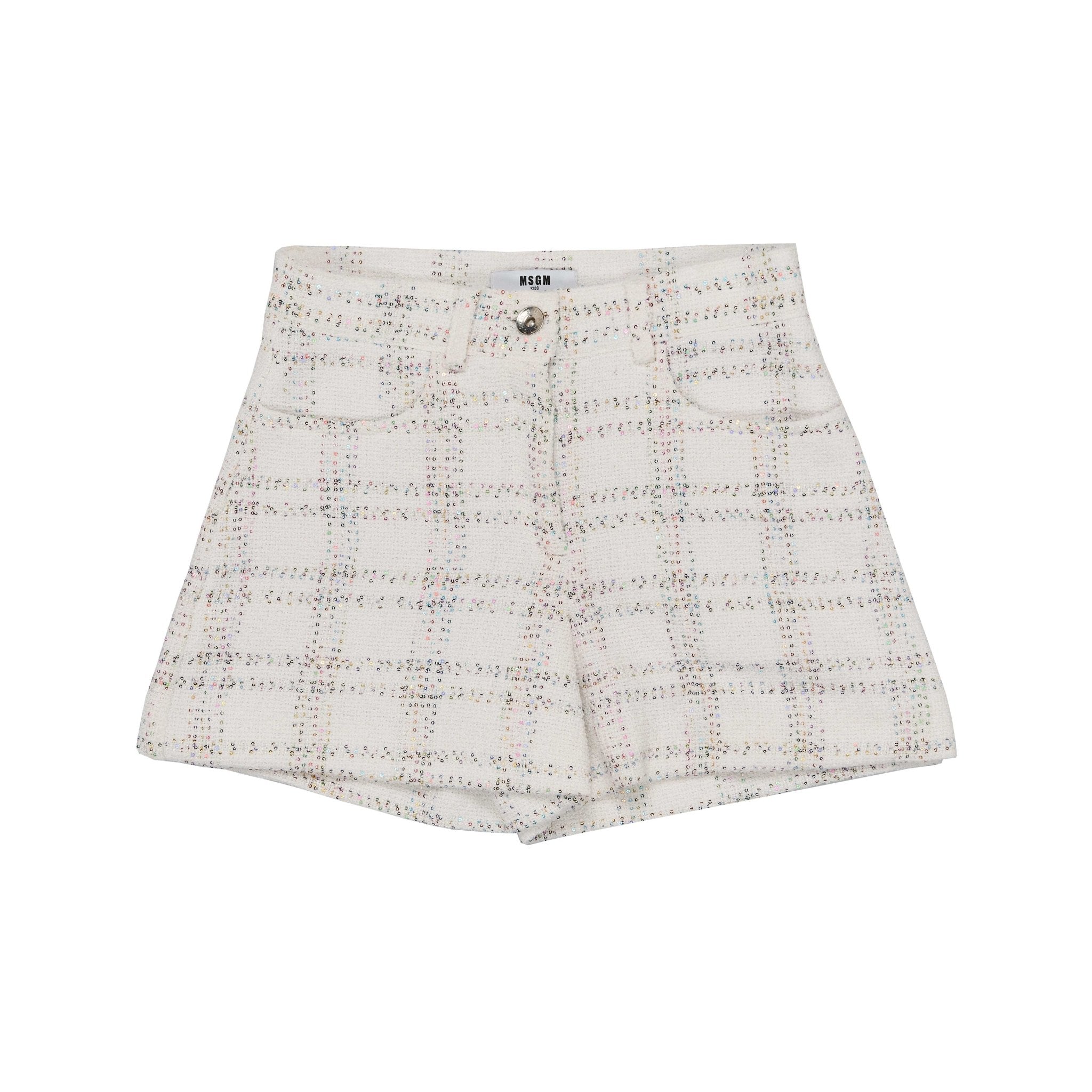 MSGMBouclé Track Shorts8051883365788SAVANNA