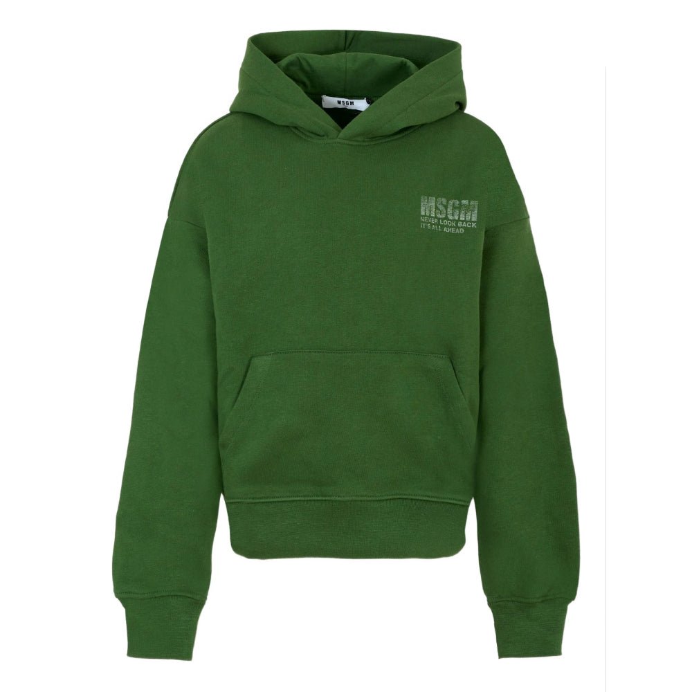 MSGMCrystal Embellished Logo Hoodie8051883397109SAVANNA