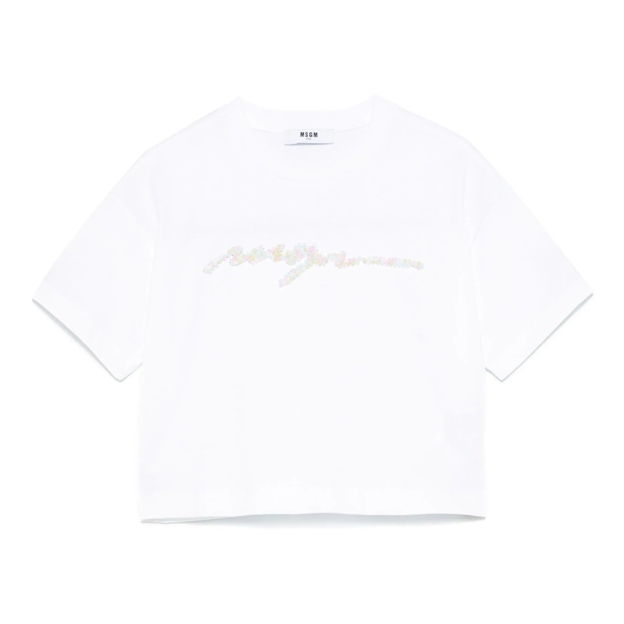 MSGMEmbellished Jersey T-shirt8051883347760SAVANNA
