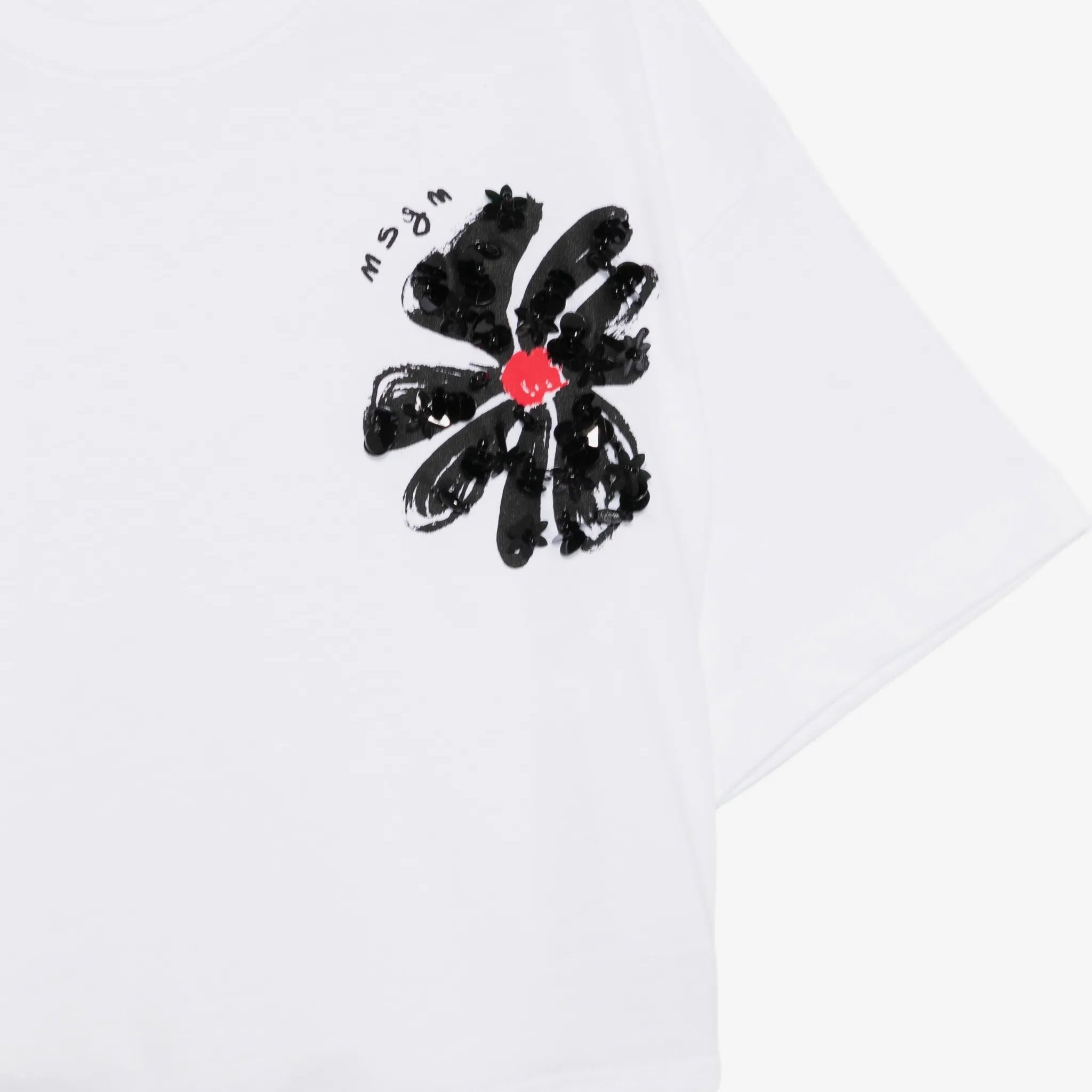MSGMFlower Applique T-Shirt8051883432886SAVANNA