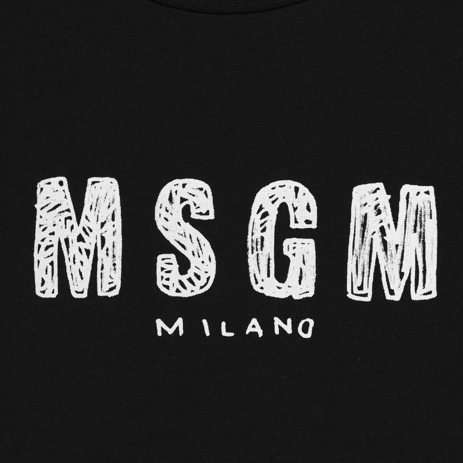 MSGMJersey Logo Print T-Shirt8051883417043SAVANNA