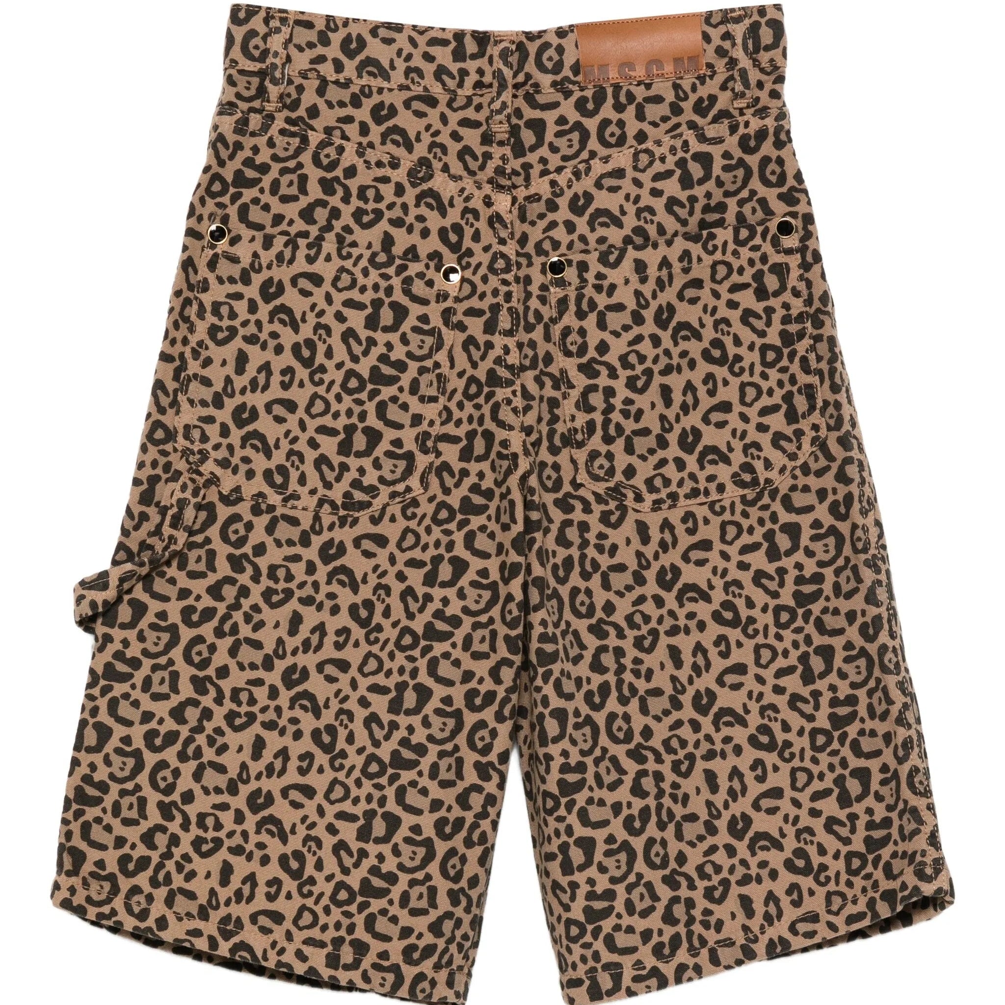 MSGMLeopard Print Shorts8051883374179SAVANNA