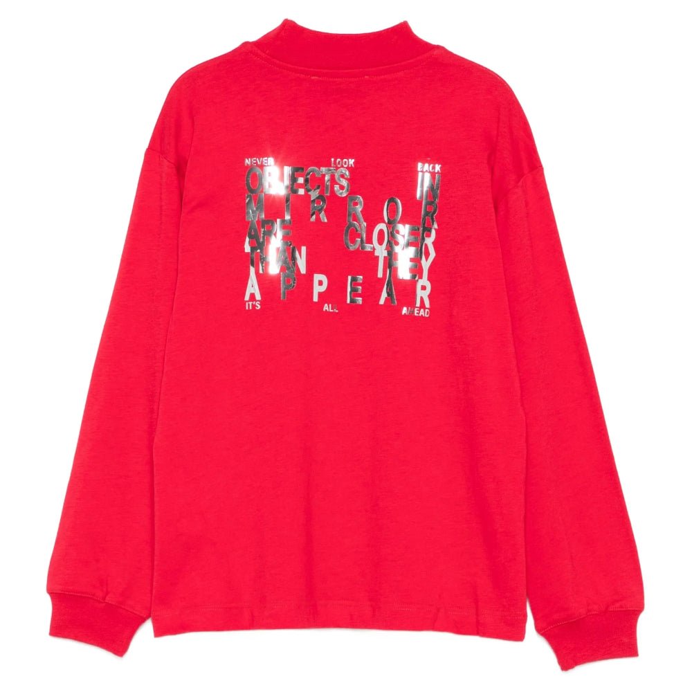 MSGMLogo Embroidered Mock Neck Top8051883392593SAVANNA