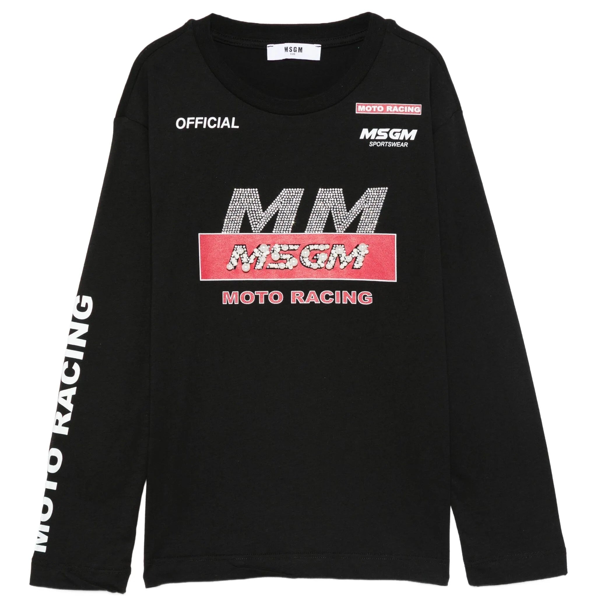 MSGMLogo Print Long Sleeve T-Shirt8051883390414SAVANNA