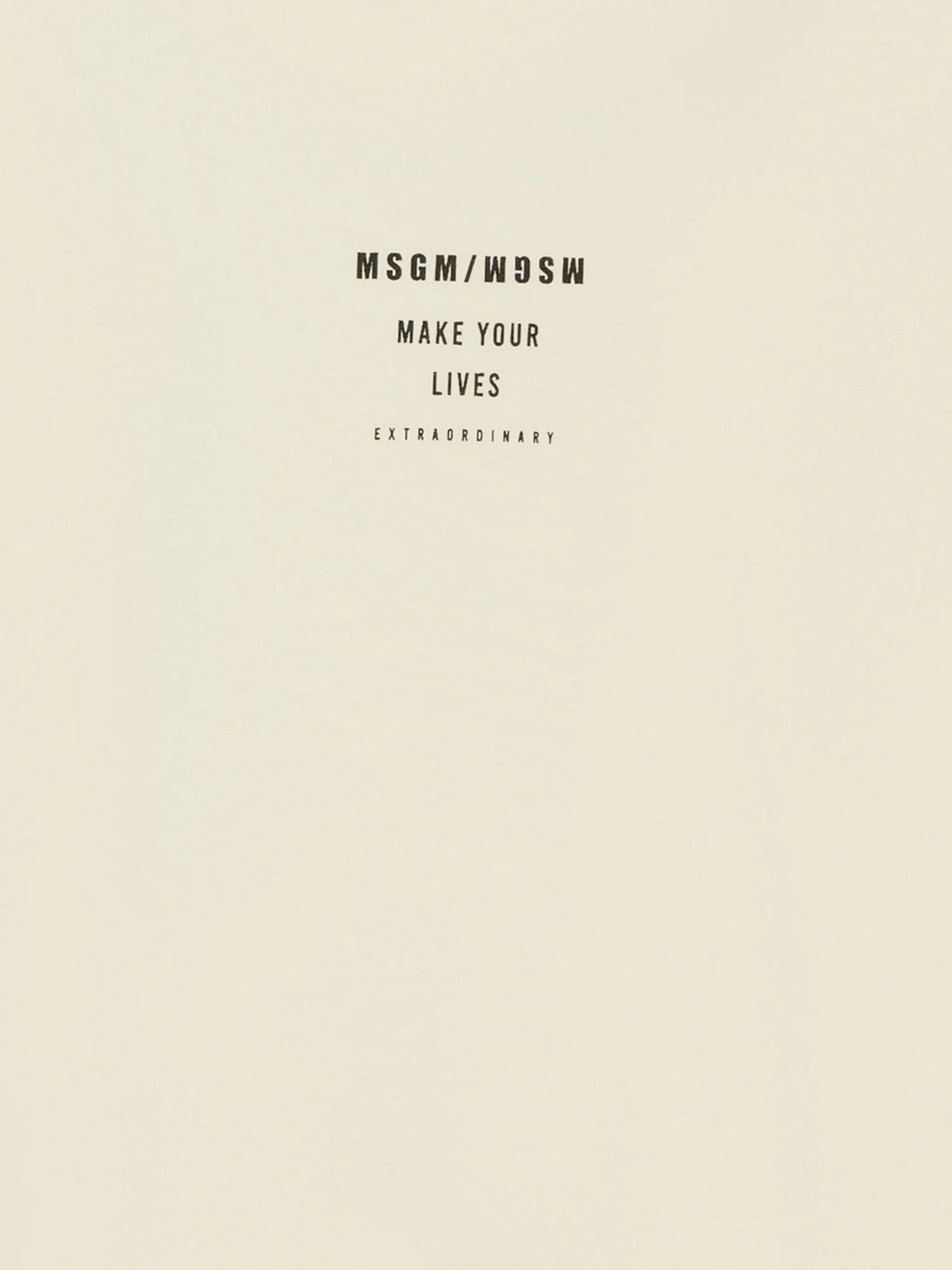 MSGMLogo Print Short Sleeve T-Shirt8051883383423SAVANNA