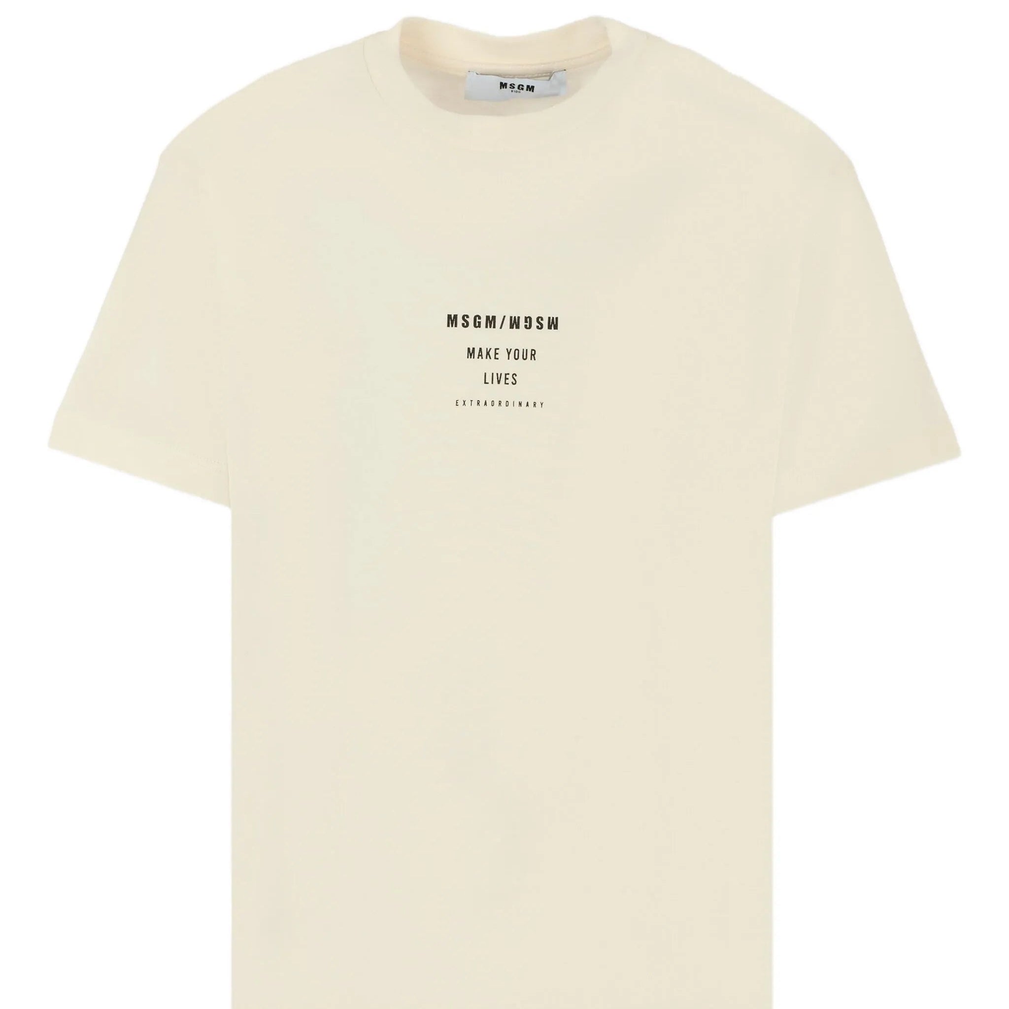 MSGMLogo Print Short Sleeve T-Shirt8051883383423SAVANNA