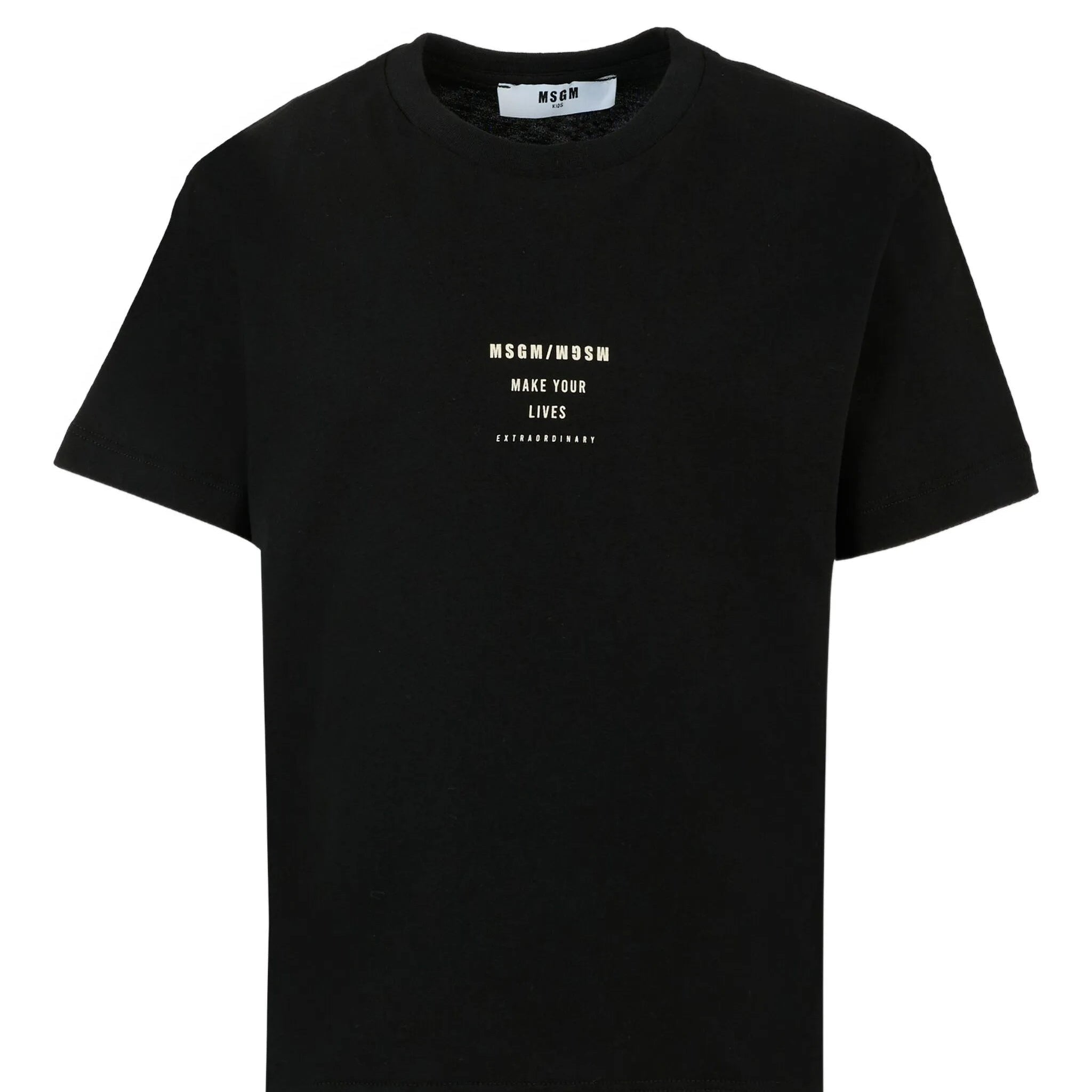 MSGMLogo Print Short Sleeve T-Shirt8051883383485SAVANNA