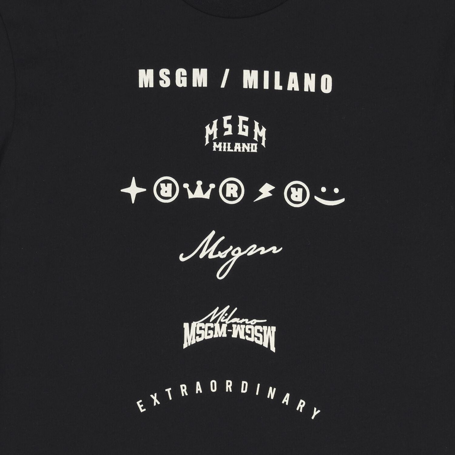 MSGMLogo Print Short Sleeve T-Shirt8051883383768SAVANNA