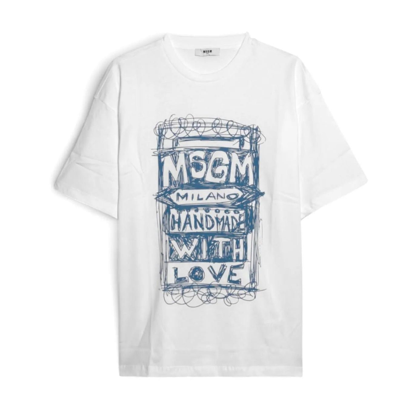 MSGMLogo Printed Crewneck T-Shirt8051883441512SAVANNA