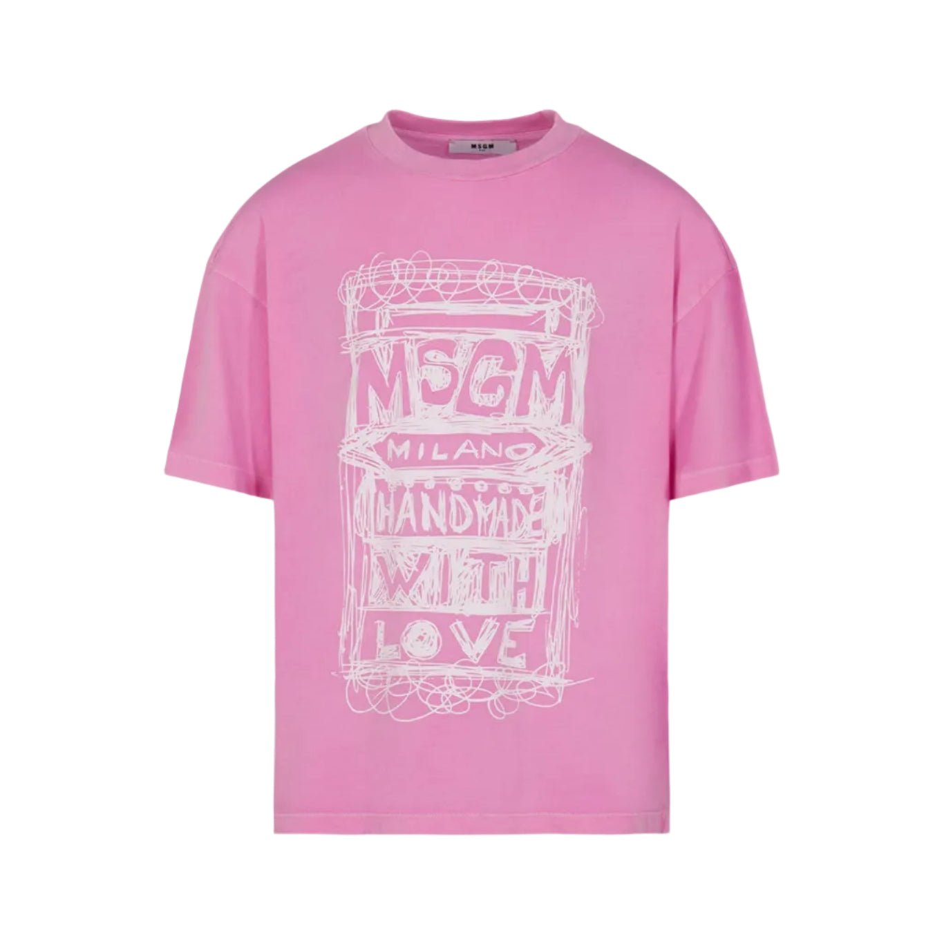 MSGMLogo Printed Crewneck T-Shirt8051883441611SAVANNA