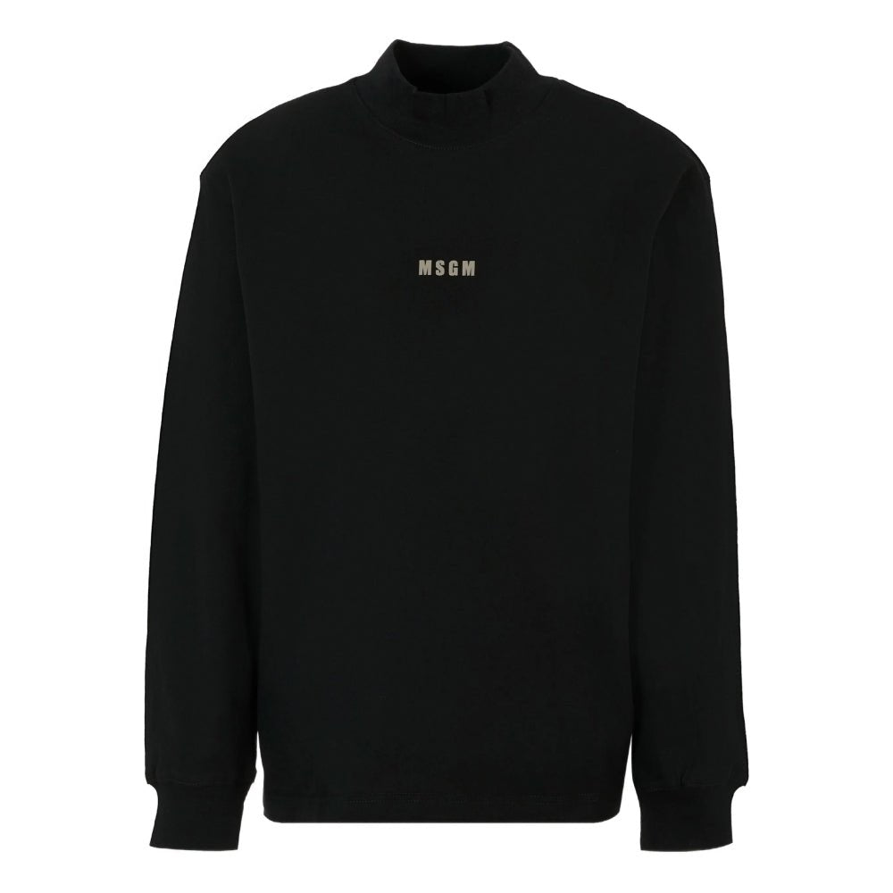 MSGMMock Neck Logo Print Sweatshirt8051883389852SAVANNA