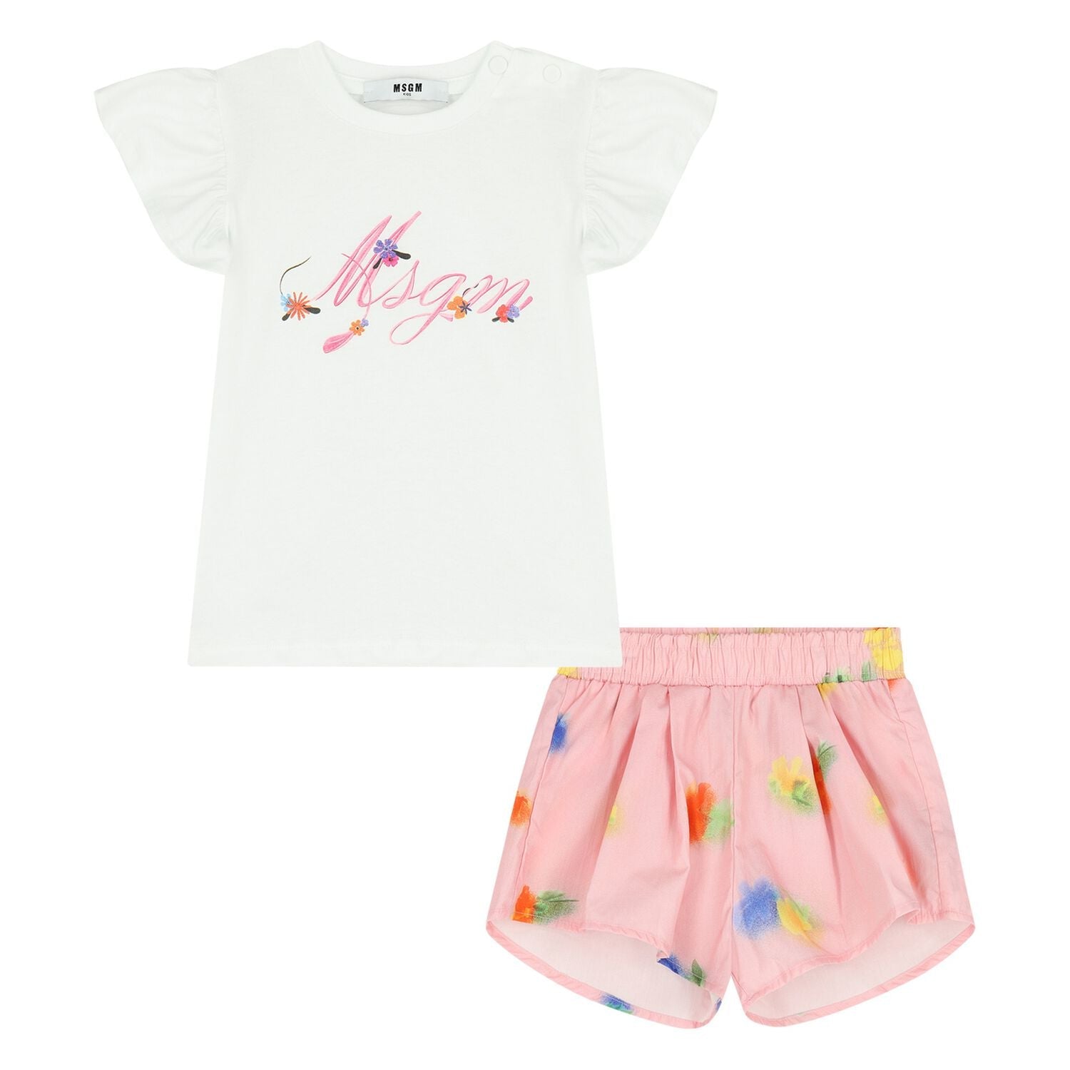 MSGMRuffled Floral Short Set8051883444131SAVANNA