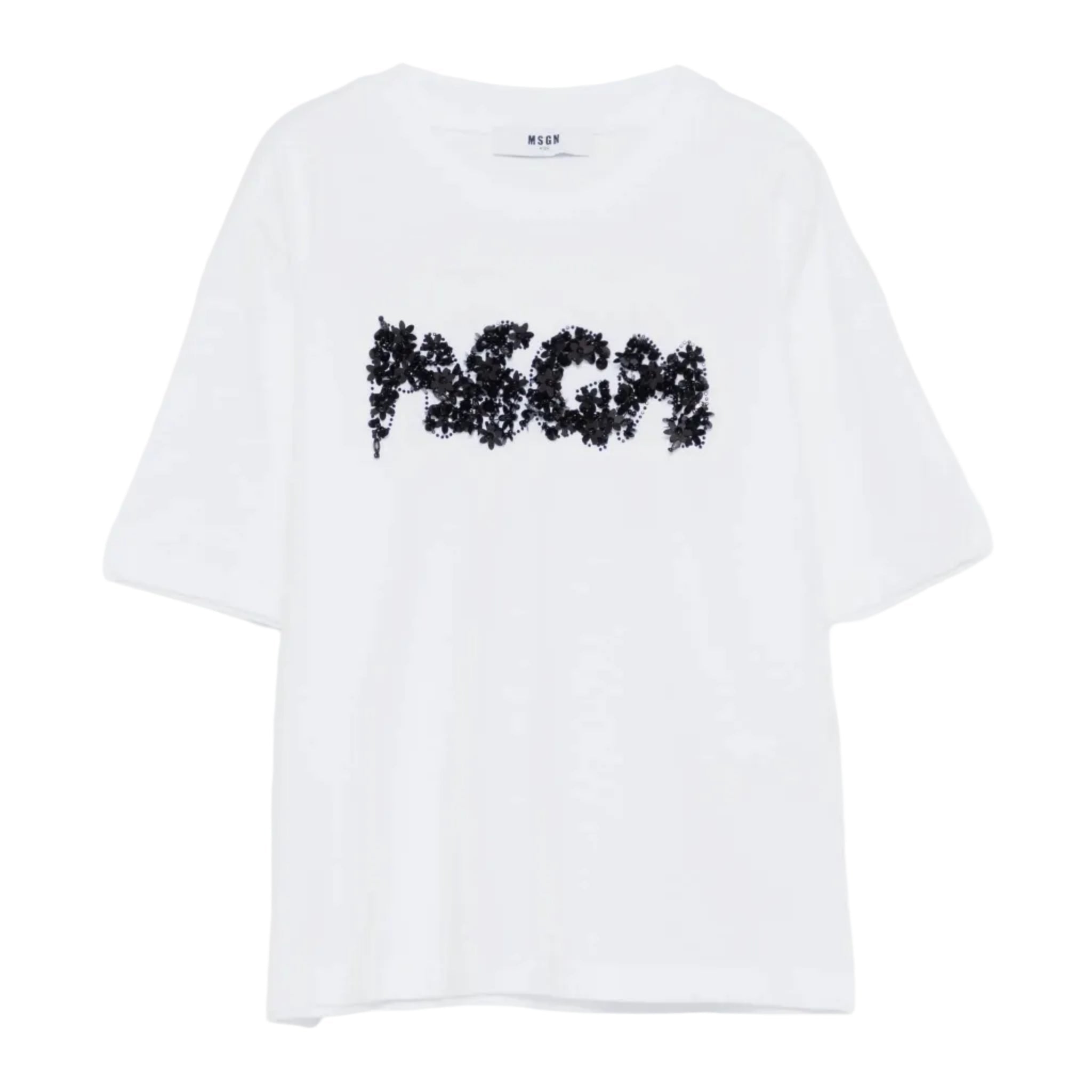 MSGMSequin Embellished T-Shirt8051883432275SAVANNA