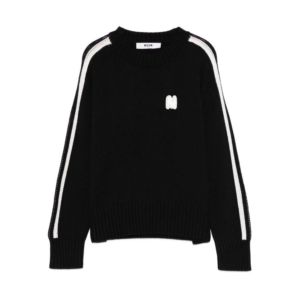 MSGMStripe Detail Logo Patch Sweater8051883375817SAVANNA
