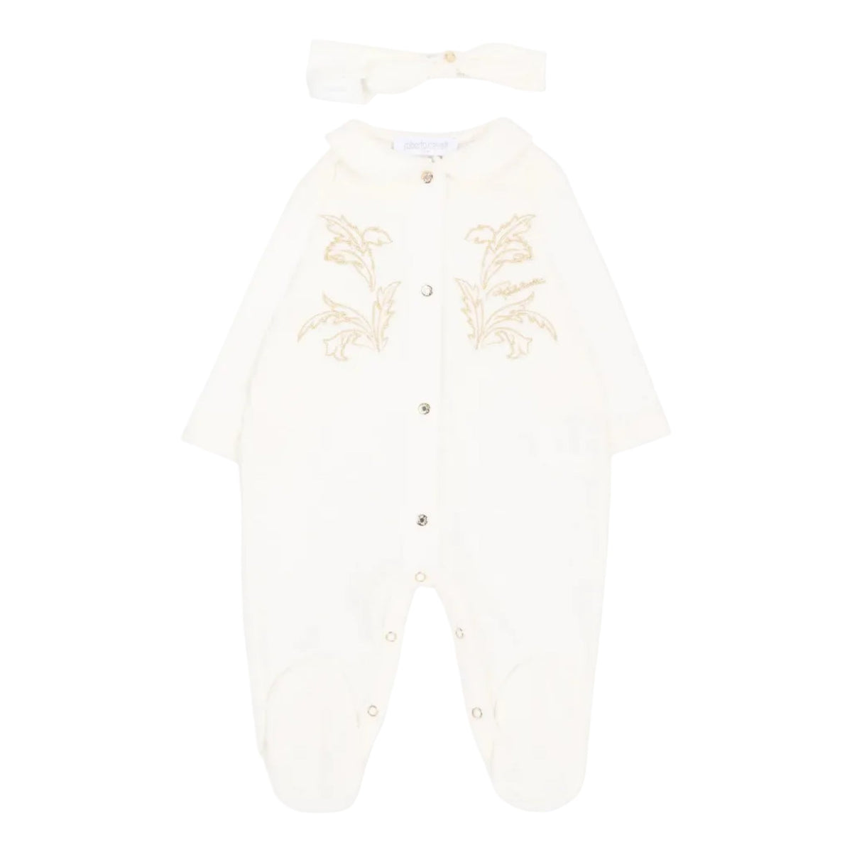 Roberto CavalliEmbroidery Romper Set8053638806577SAVANNA