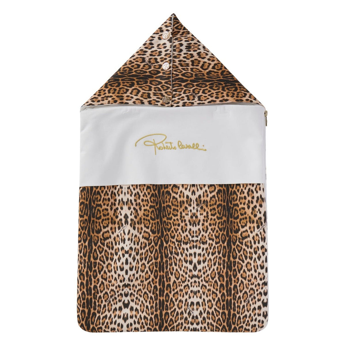 Roberto CavalliLeopard Print Sleep Bag8053638914173SAVANNA