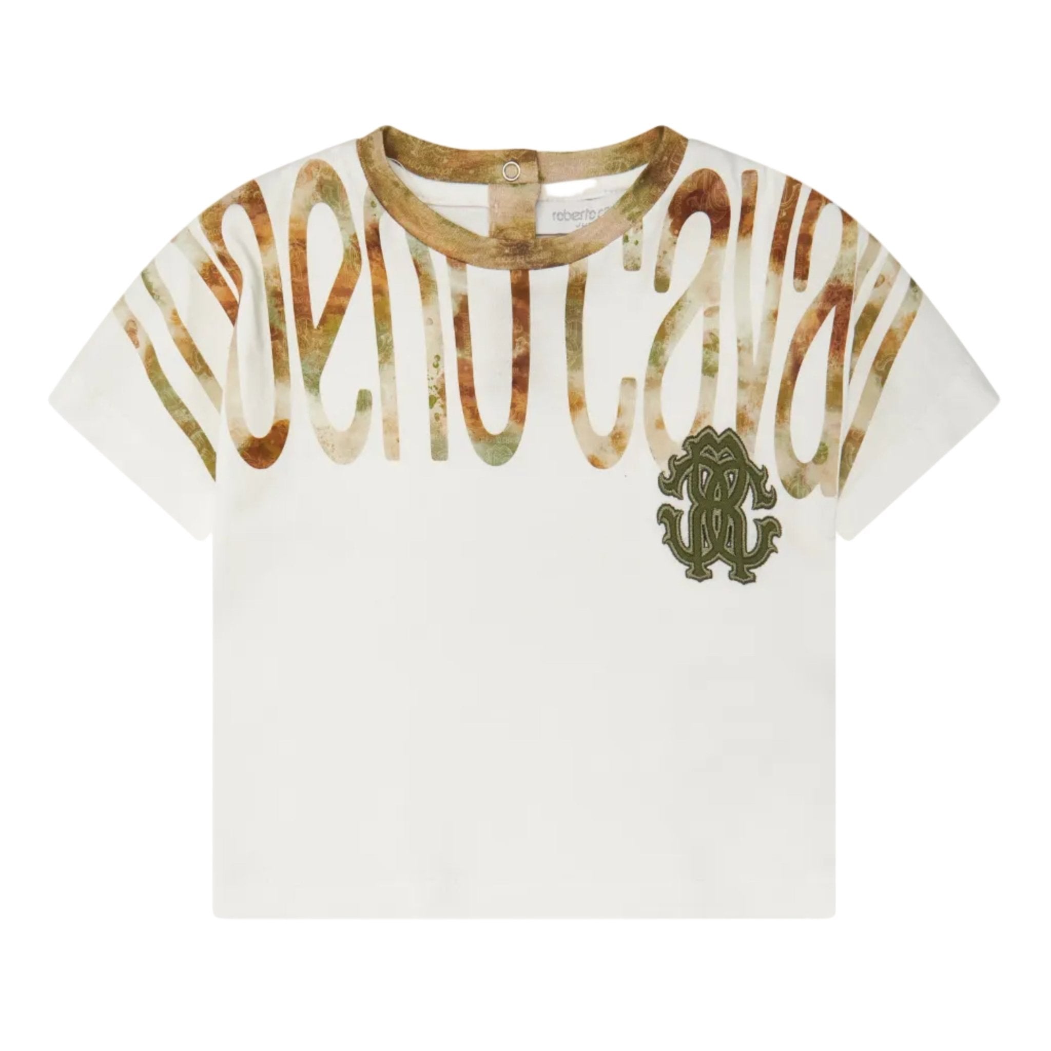 Roberto CavalliLogo Graphic T-Shirt8053638324279SAVANNA