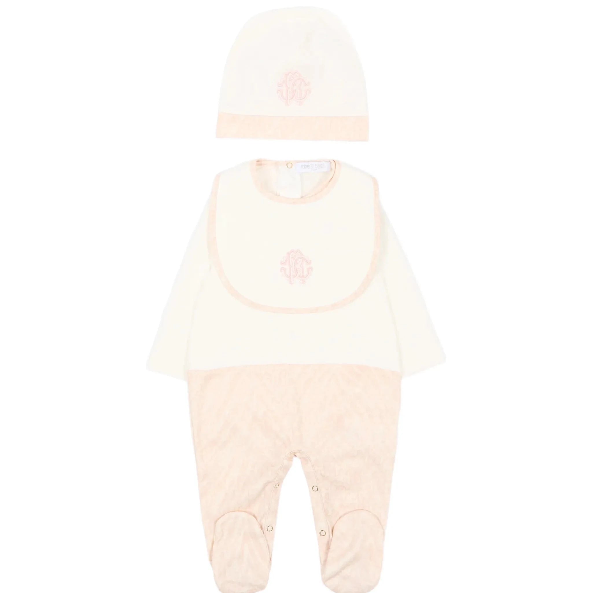 Roberto CavalliMonogram Embroidery Babygrow Set8053638321711SAVANNA