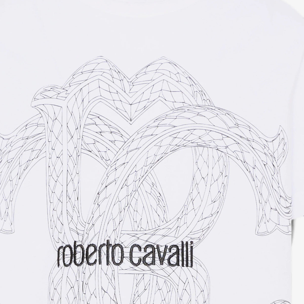 Roberto CavalliMonogram Print T-Shirt8053638775408SAVANNA