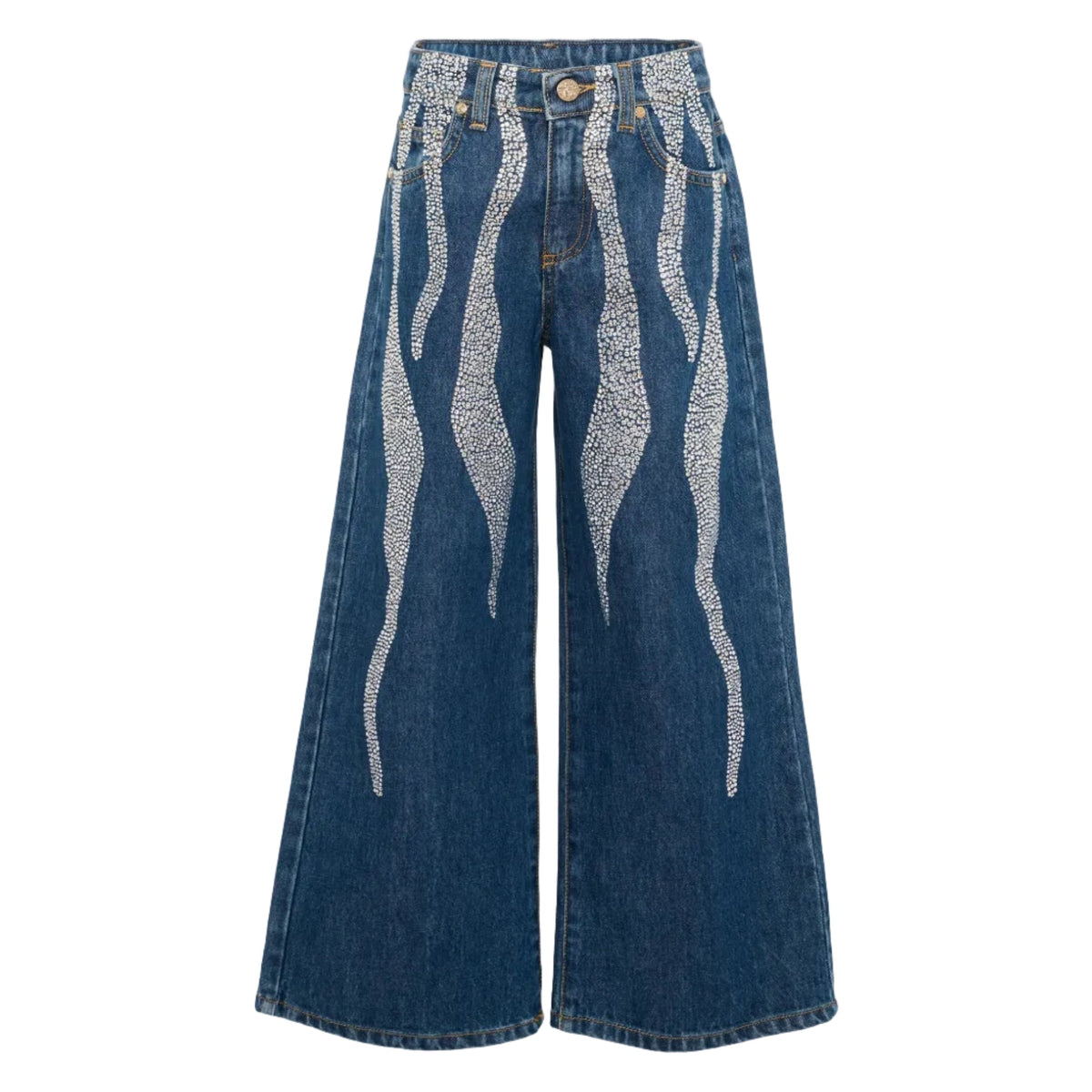 Roberto CavalliRhinestones Denim JeansSAVANNA