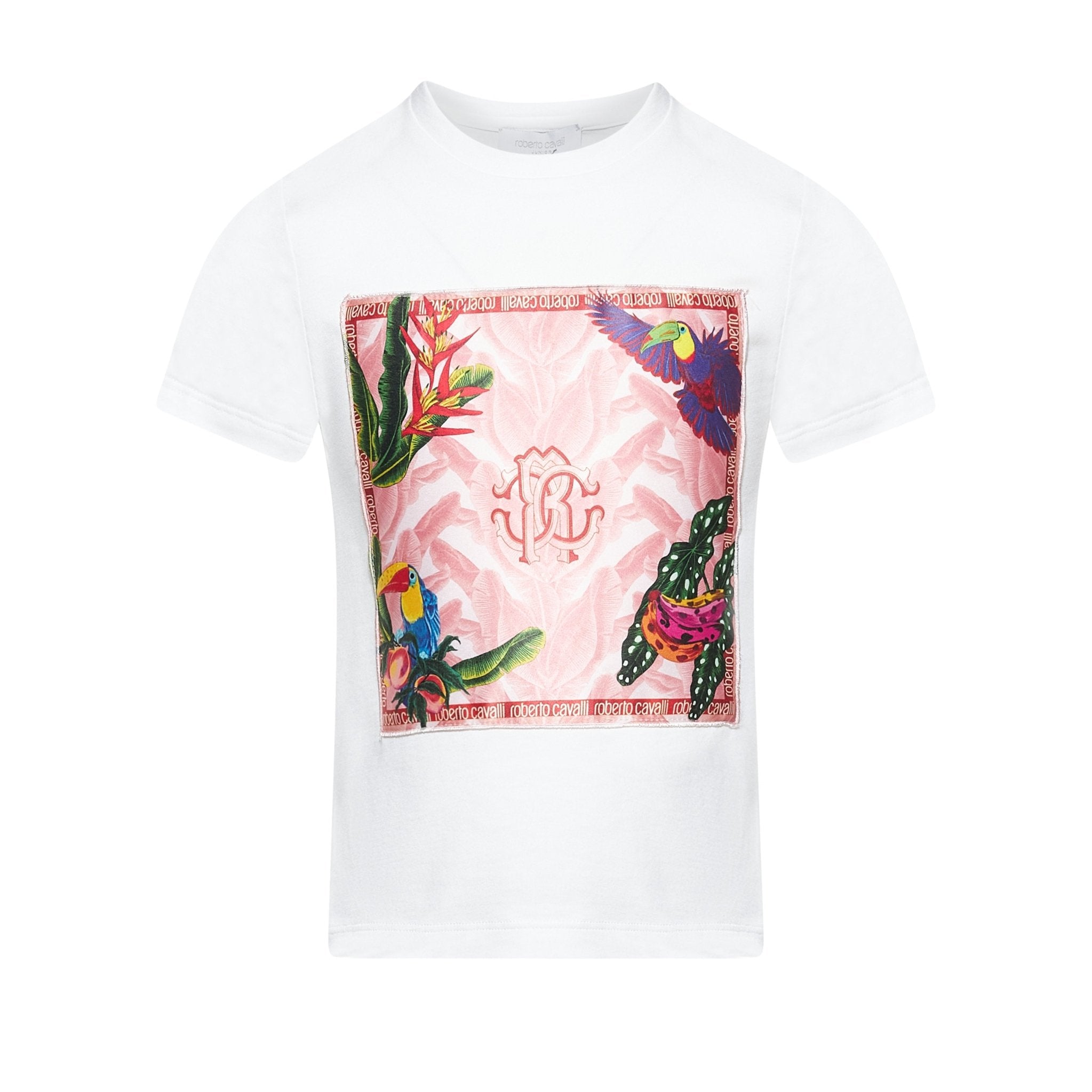 Roberto CavalliTropical Print T-Shirt8053638447213SAVANNA