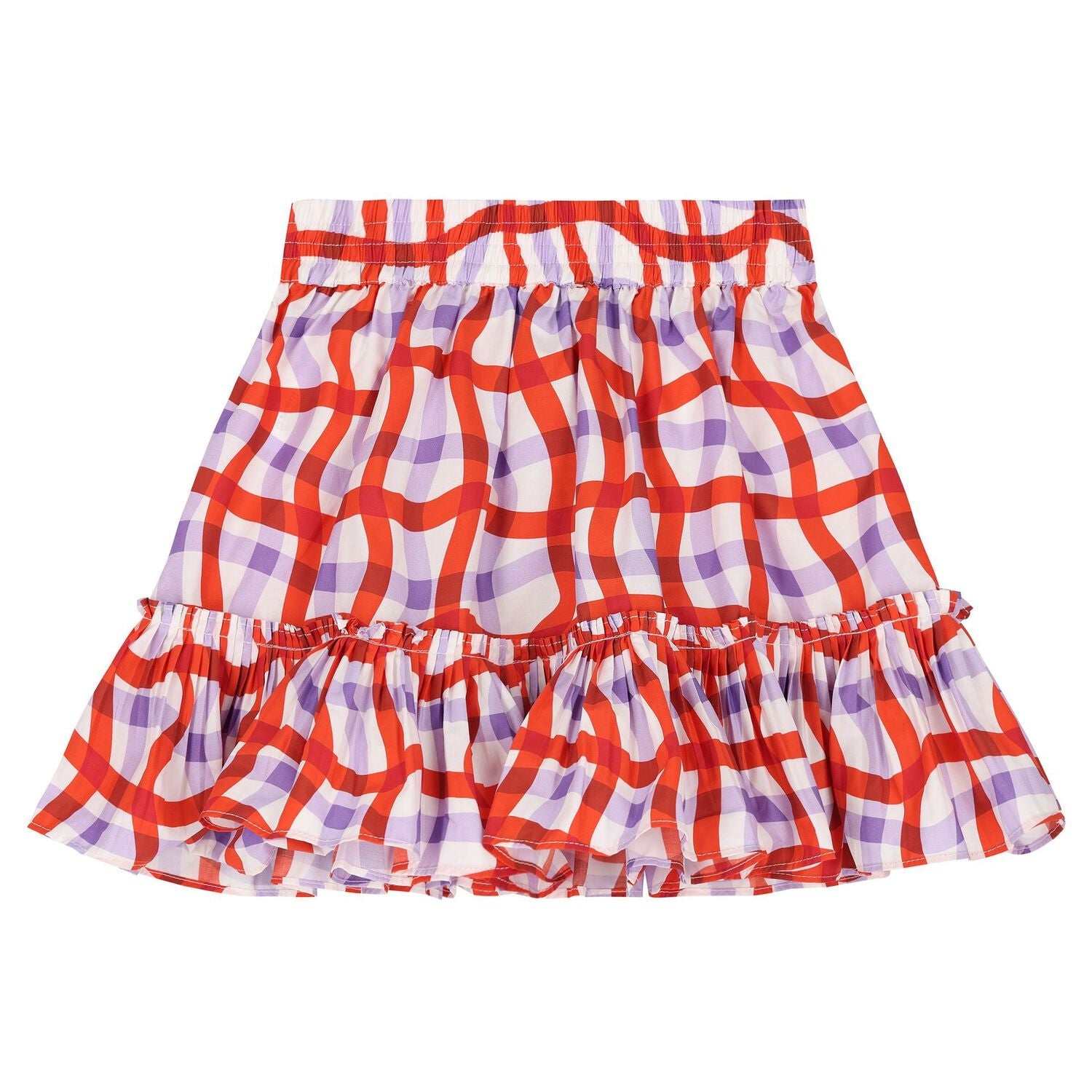 Stella McCartneyCheck Print Mini Skirt8055178779502SAVANNA